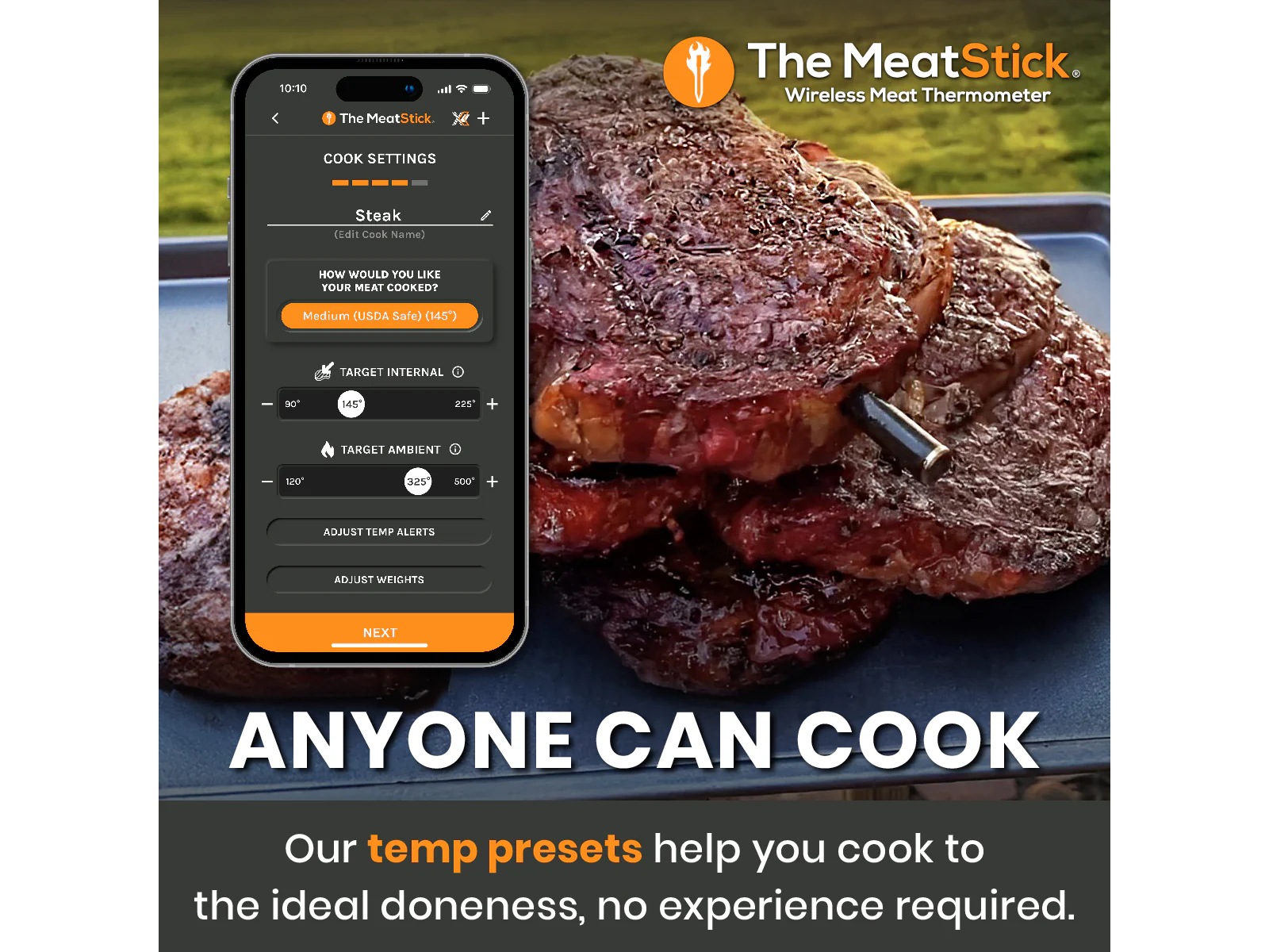 THE MEATSTICK Chef X trådløst madlavningstermometer Andet køkkenudstyr