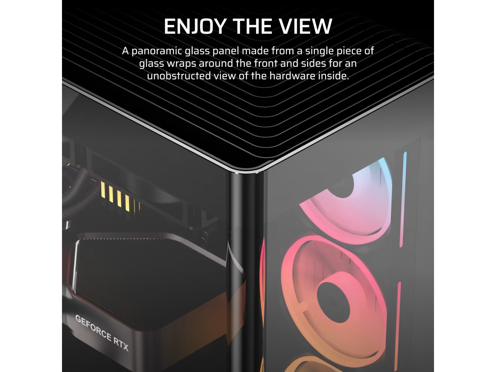 Corsair FRAME 4500X LX-R RGB Mid Tower (sort) Midi Tower