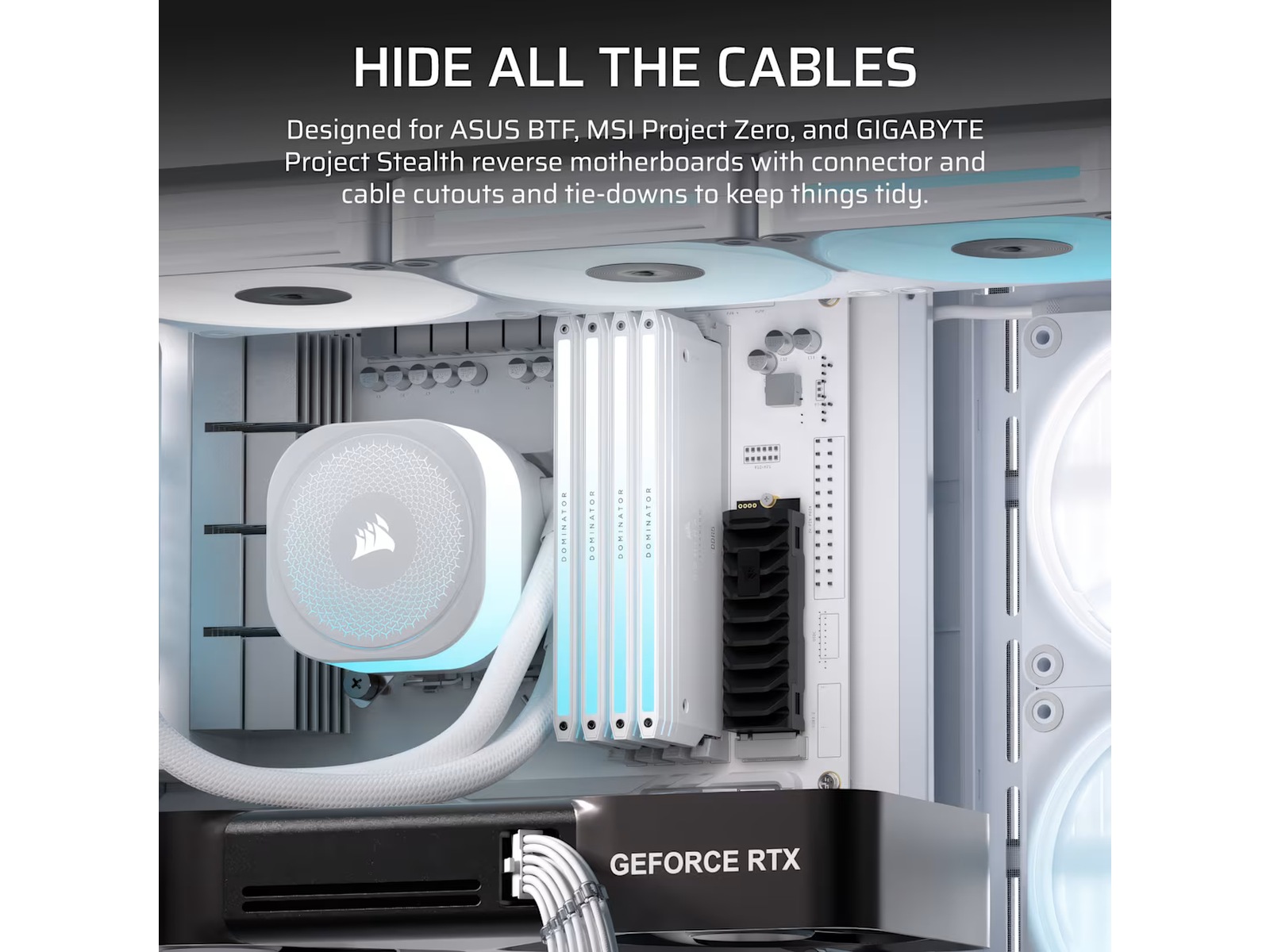 Corsair FRAME 4500X LX-R RGB Mid Tower (hvidt) Midi Tower