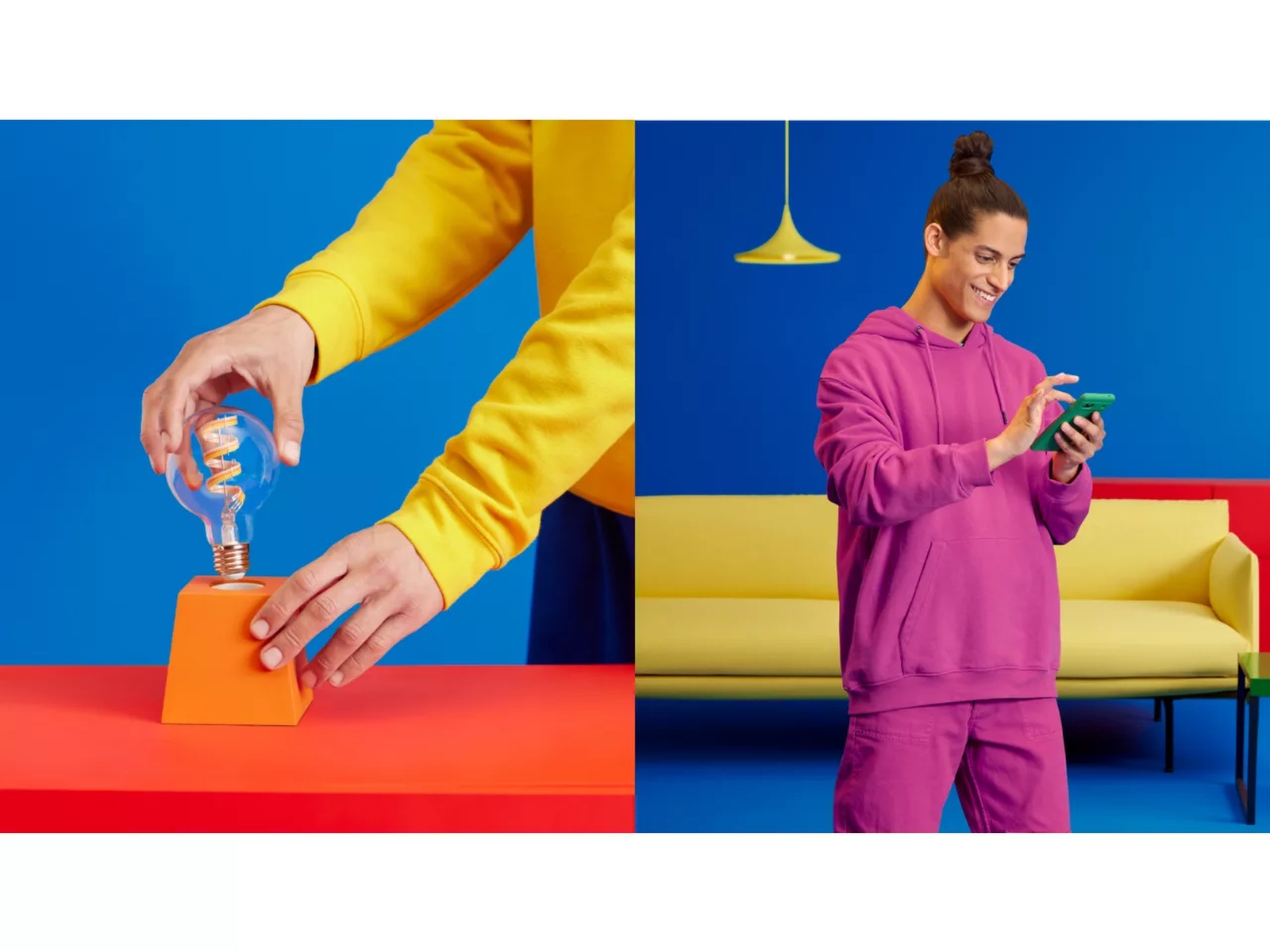 WiZ Clear 40W G95 E27 RGB-pære LED-pærer & elpærer