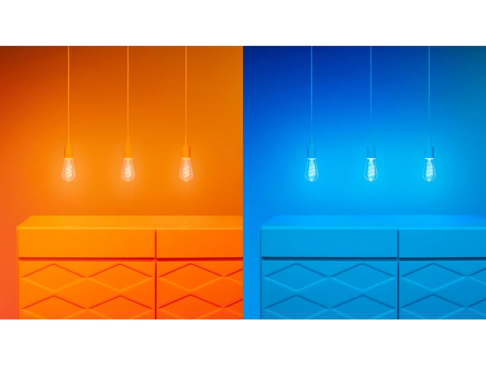 WiZ Clear 40W ST64 E27 RGB-pære LED-pærer & elpærer