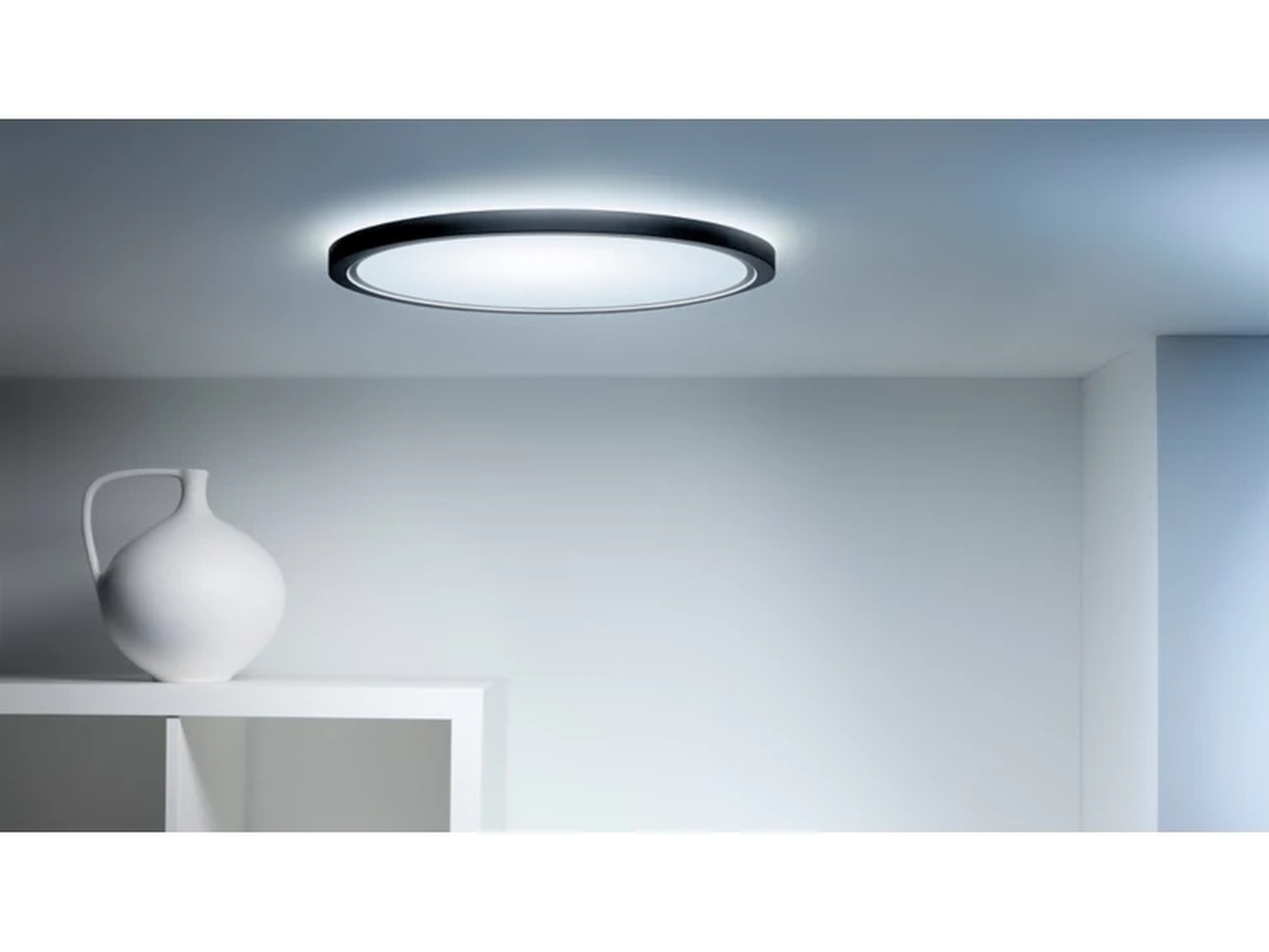 WiZ SuperSlim RGB loftslampe 22W (sort) Loftlampe