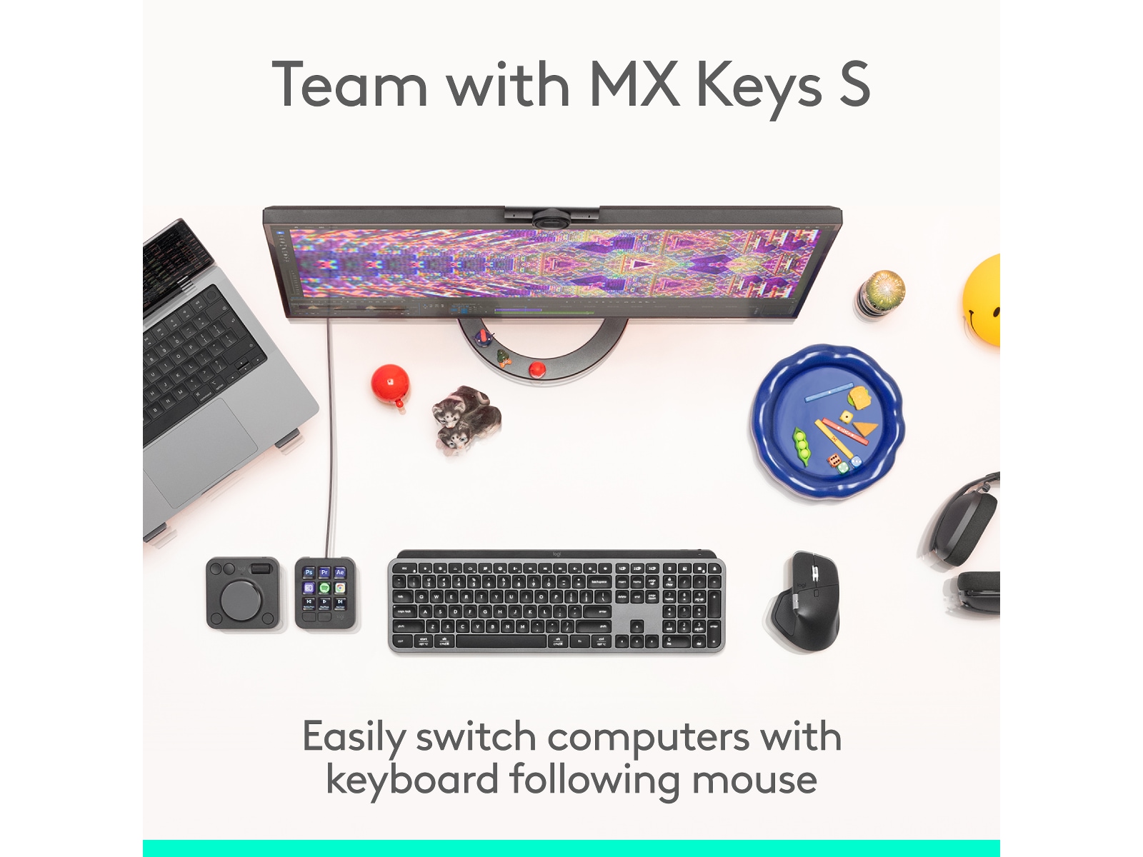 Logitech MX Master 4 Trådløs Ergonomisk Mus (grafitgrå) Mus