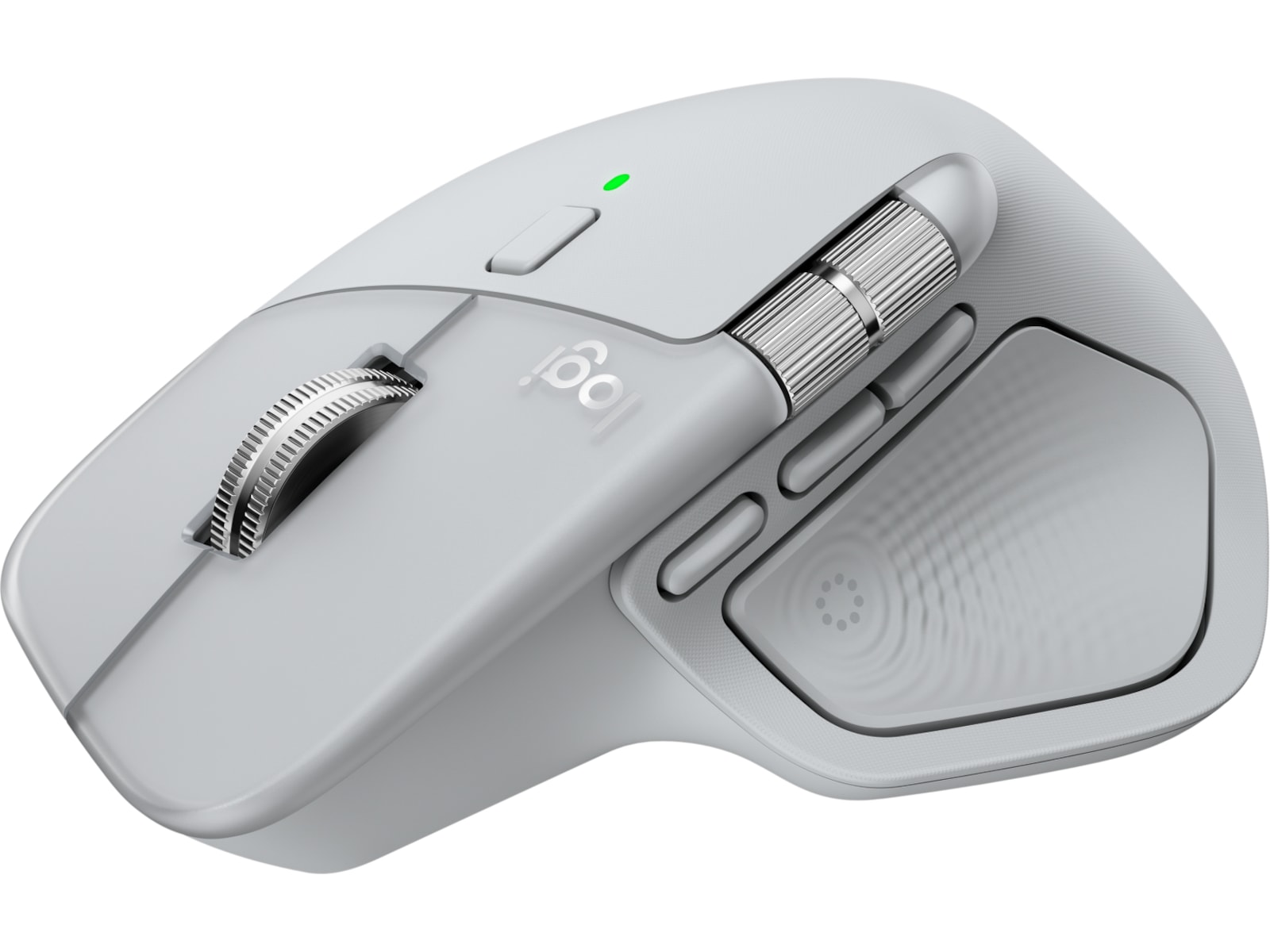 Logitech MX Master 4 Trådløs Ergonomisk Mus (lysegrå) Mus