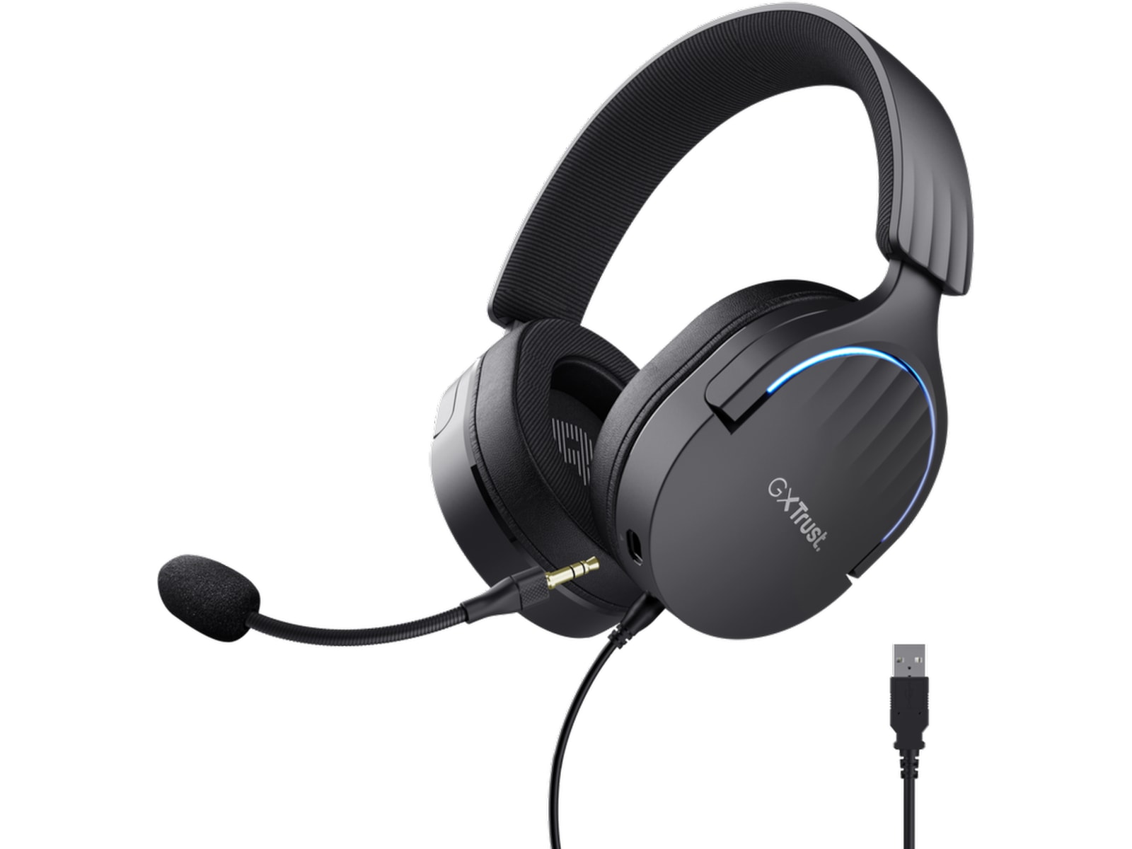 Trust GXT 490 Fayzo 7.1 Usb Headset (sort) Gamingheadset