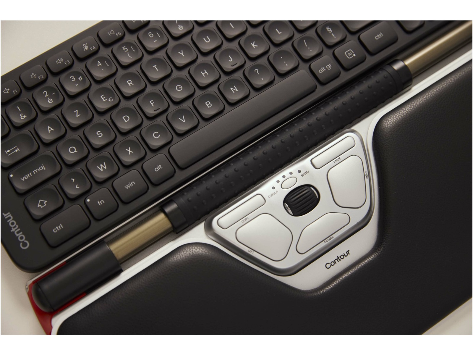 Contour Balance Mid-Size Rollermouse Red Combo Kablet Ergonomiske