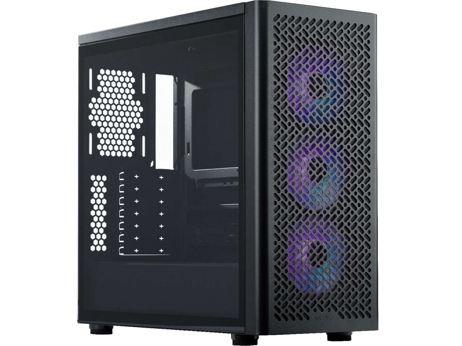 Cooler Master Elite 502 Mid Tower (sort) Midi Tower