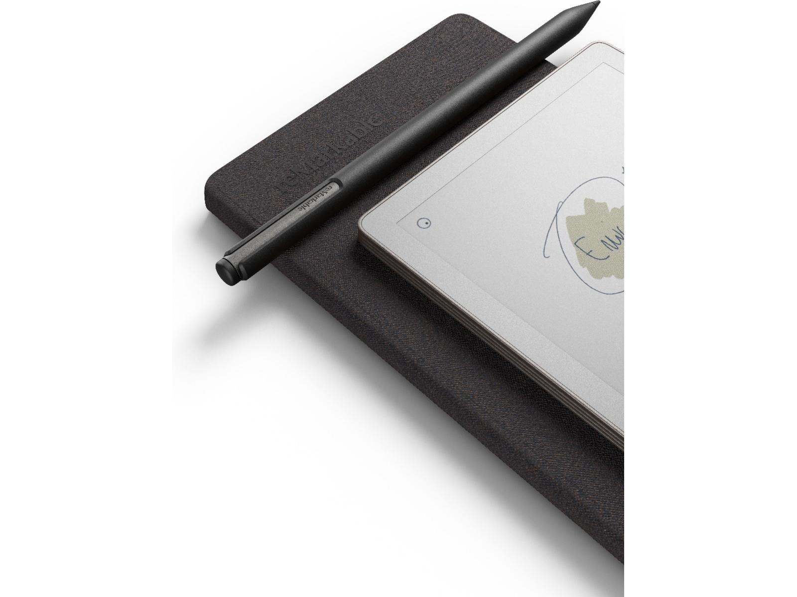 reMarkable Paper Pro Move 7.3" inkl. Marker Plus & Book Folio (basalt) Digitale paper & tilbehør