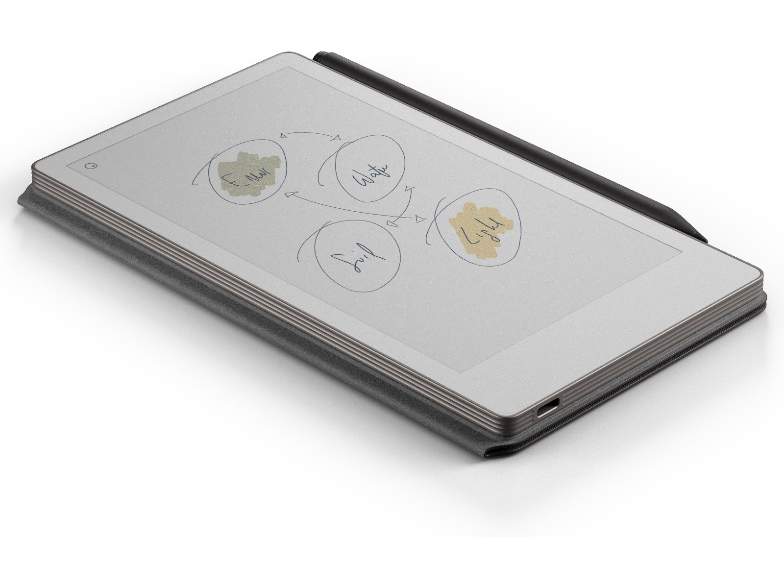 reMarkable Paper Pro Move 7.3" inkl. Marker Plus & Book Folio (basalt) Digitale paper & tilbehør