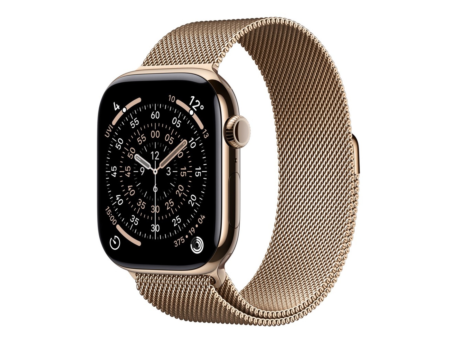 Apple Watch Series 11 GPS + LTE 46mm Titanium (guld) Smartwatches