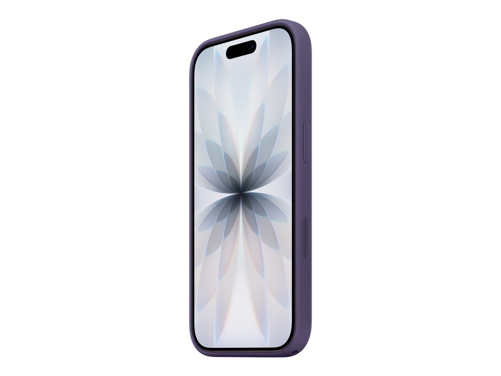 Apple iPhone 17 Silikonecover (sart lilla) Mobilcover