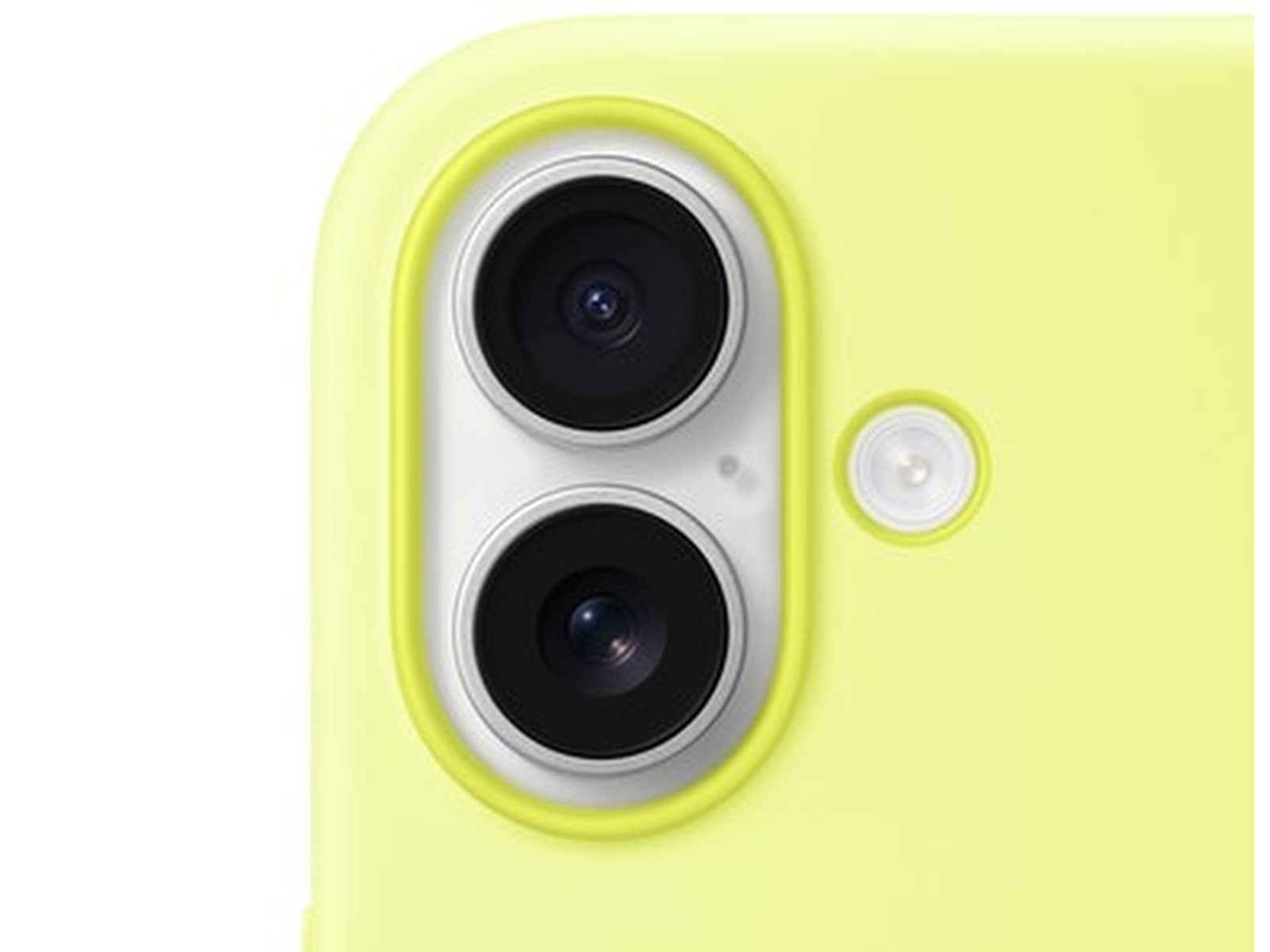 Apple iPhone 17 Silikonecover (neongul) Mobilcover