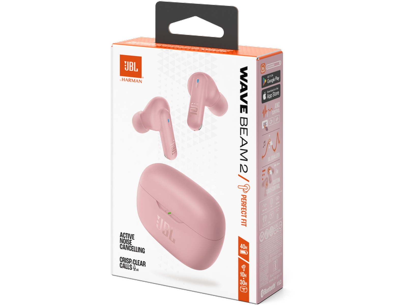 JBL Wave Beam 2 trådløse øretelefoner (lyserød) In-ear høretelefoner