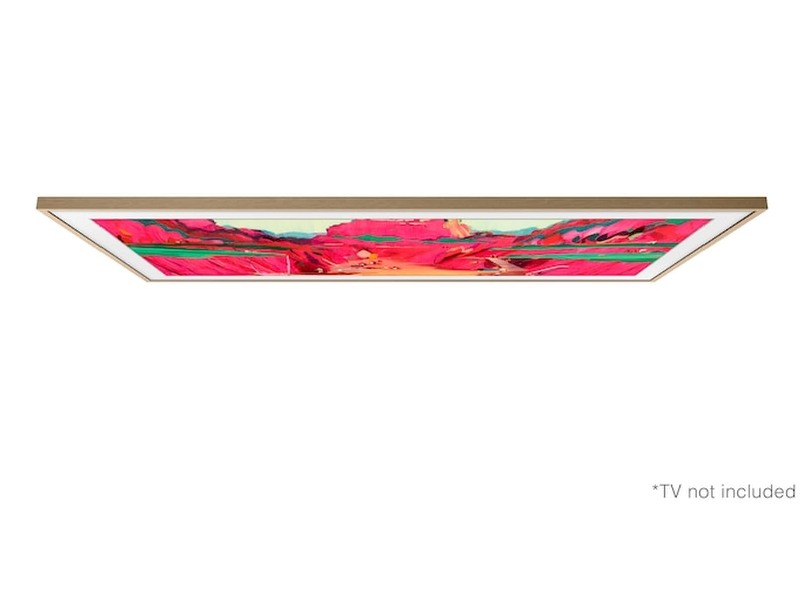 Samsung 85" ramme til The Frame og The Frame Pro (2021-2025, Beige Wood/Teak) TV-rammer & tilbehør