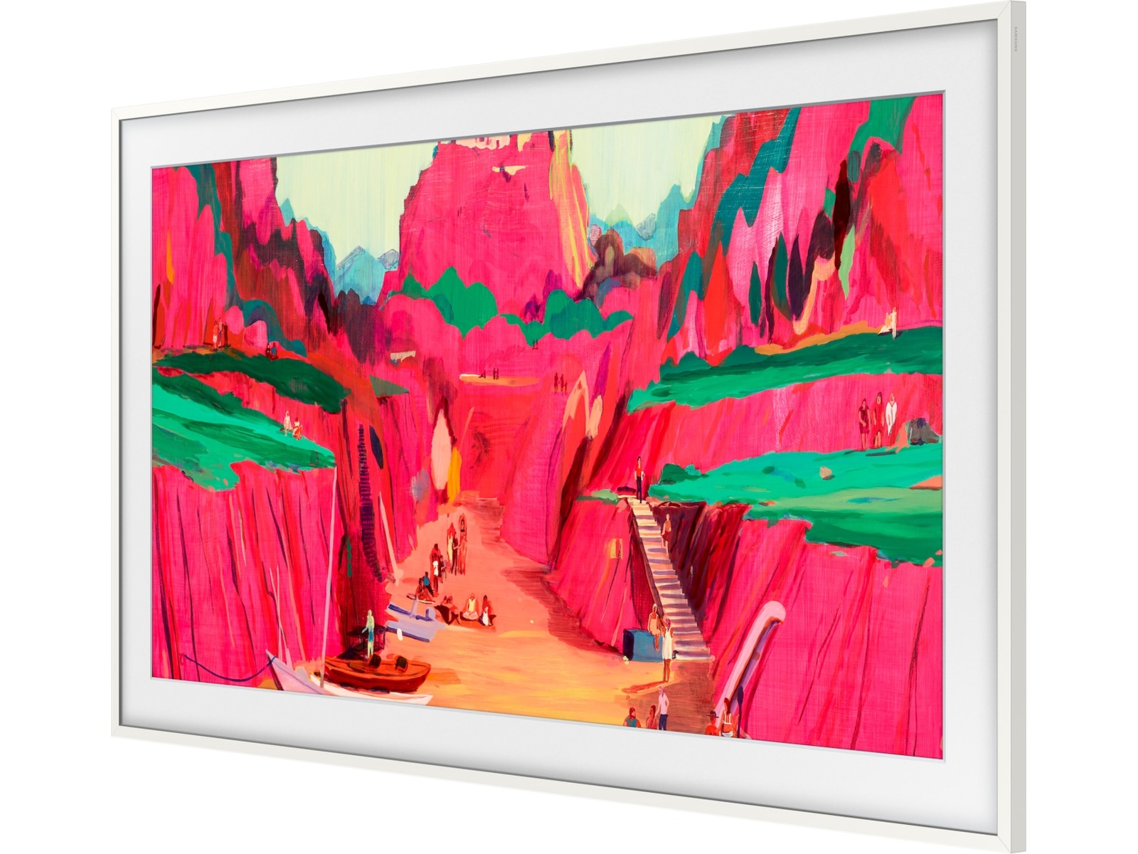 Samsung 65" ramme til The Frame og The Frame Pro (2021-2025, Hvid) TV-rammer & tilbehør