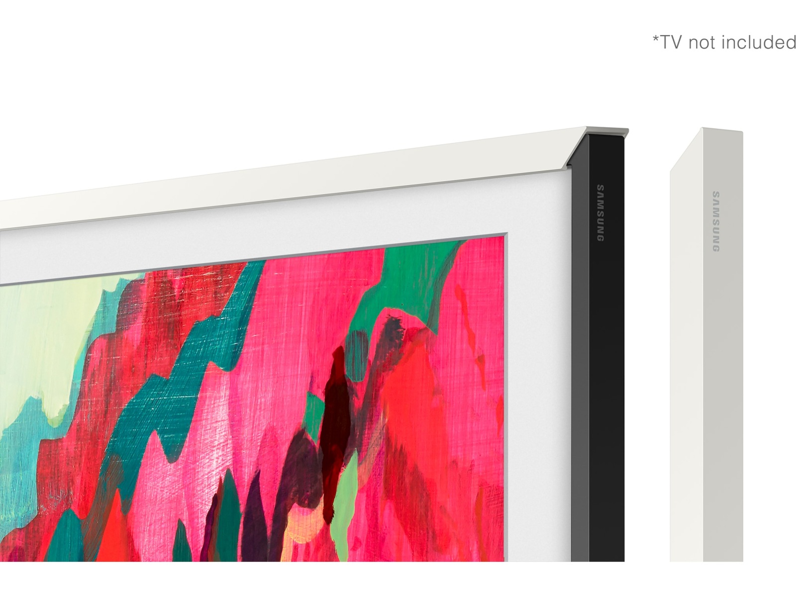 Samsung 65" ramme til The Frame og The Frame Pro (2021-2025, Hvid) TV-rammer & tilbehør