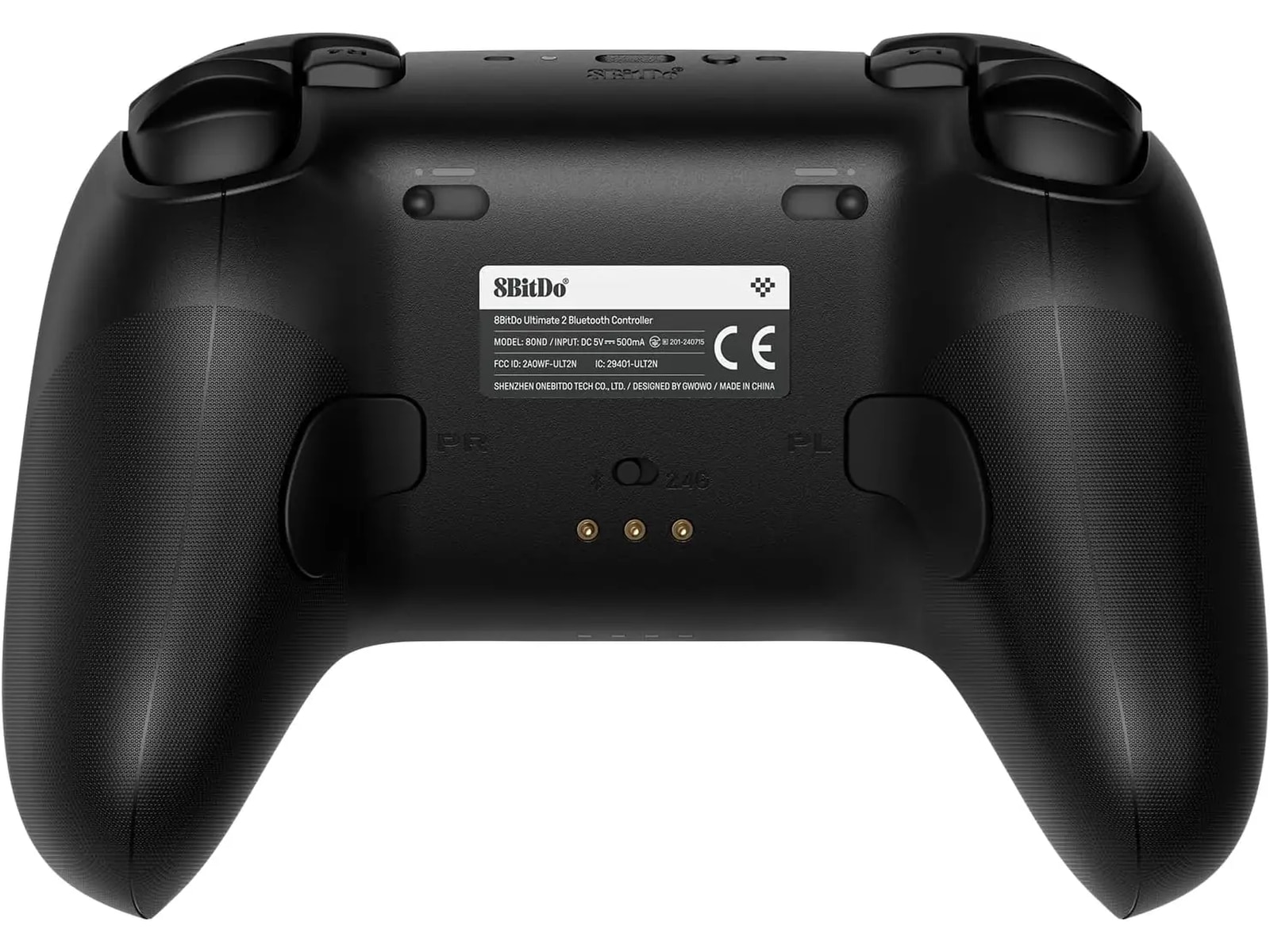 8BitDo Ultimate 2 trådløs Bluetooth Controller (sort) Gamepad