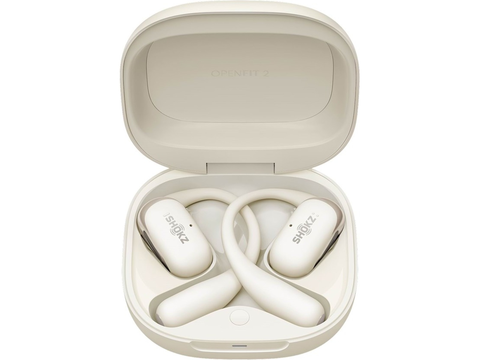 SHOKZ OpenFit 2 åbne Høretelefoner (beige) In-ear høretelefoner
