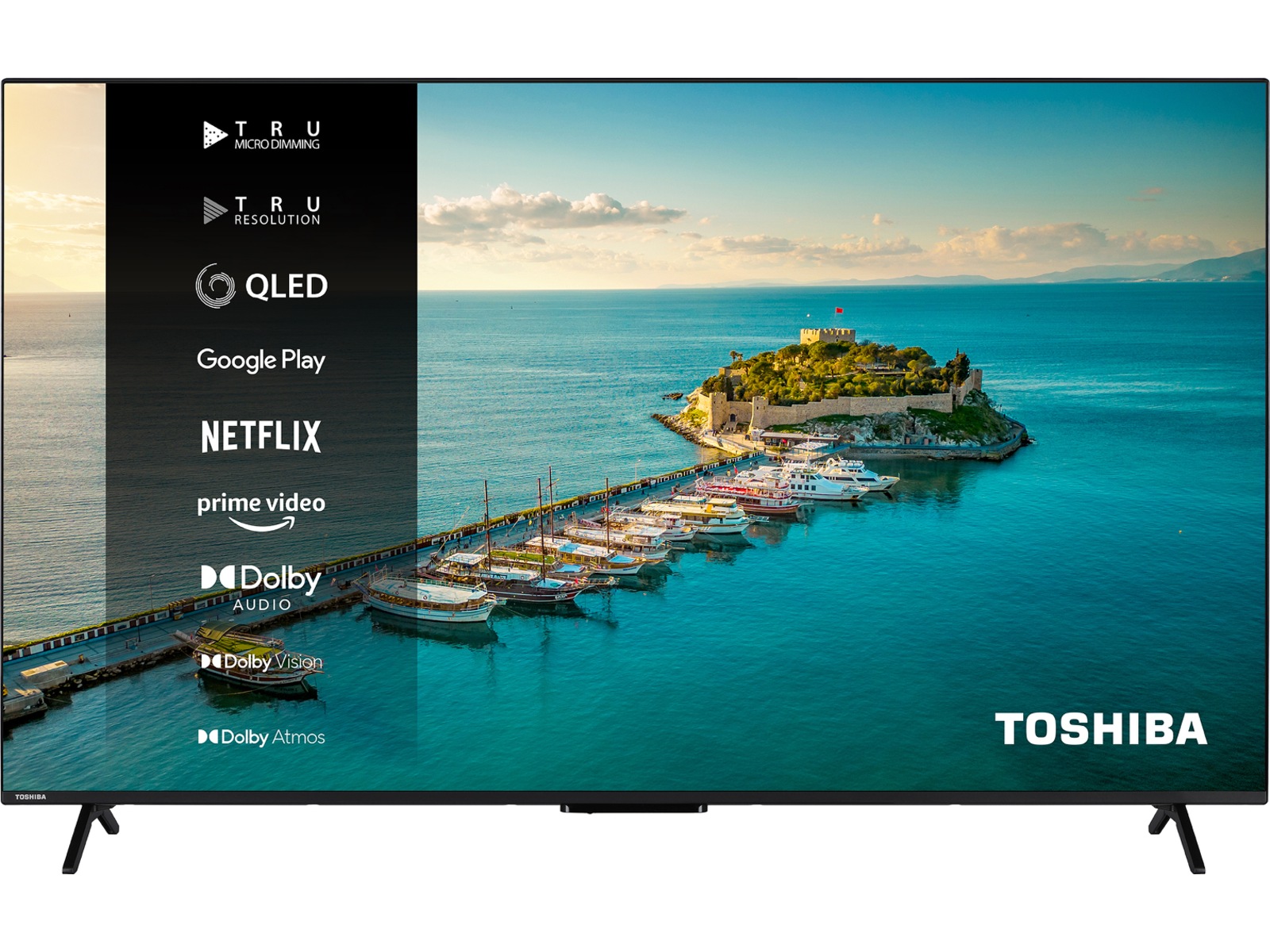 Toshiba 65" Smart TV 65QA2F63DG + Soundbar 60 - 69 tommer TV