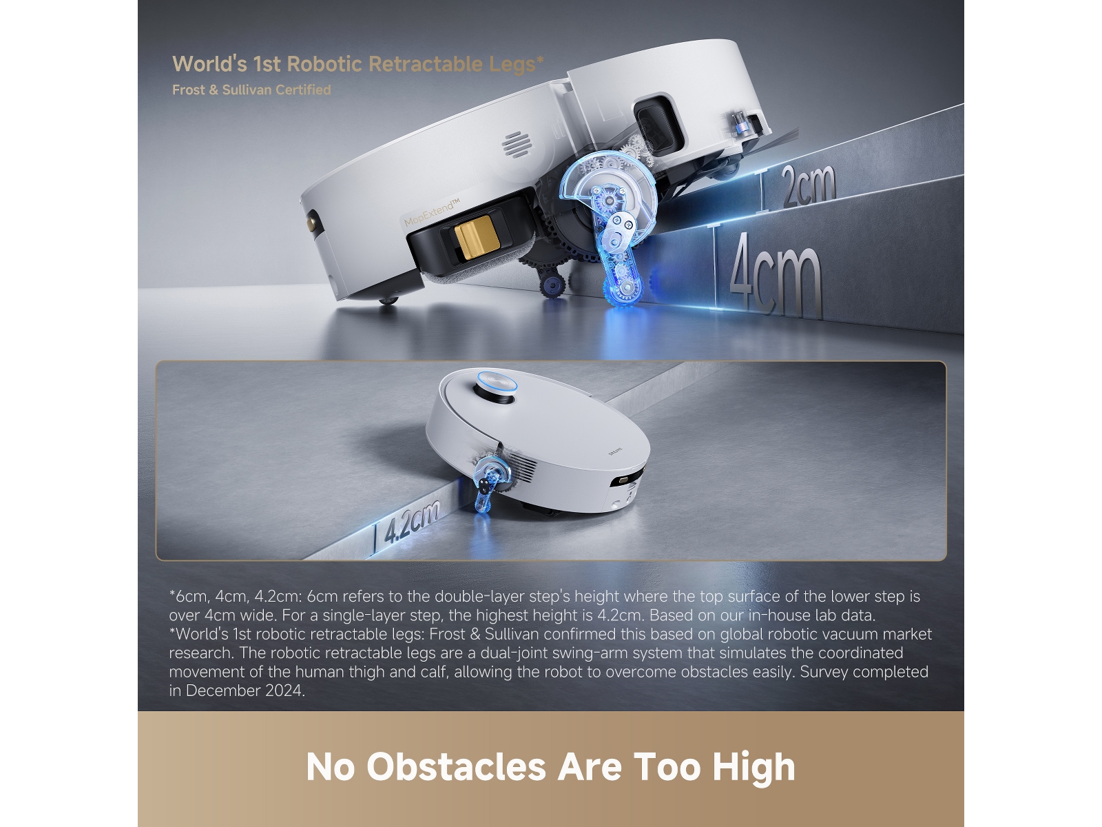 Dreame Aqua10 Ultra Track Complete Robotstøvsuger (hvid) Robotstøvsugere