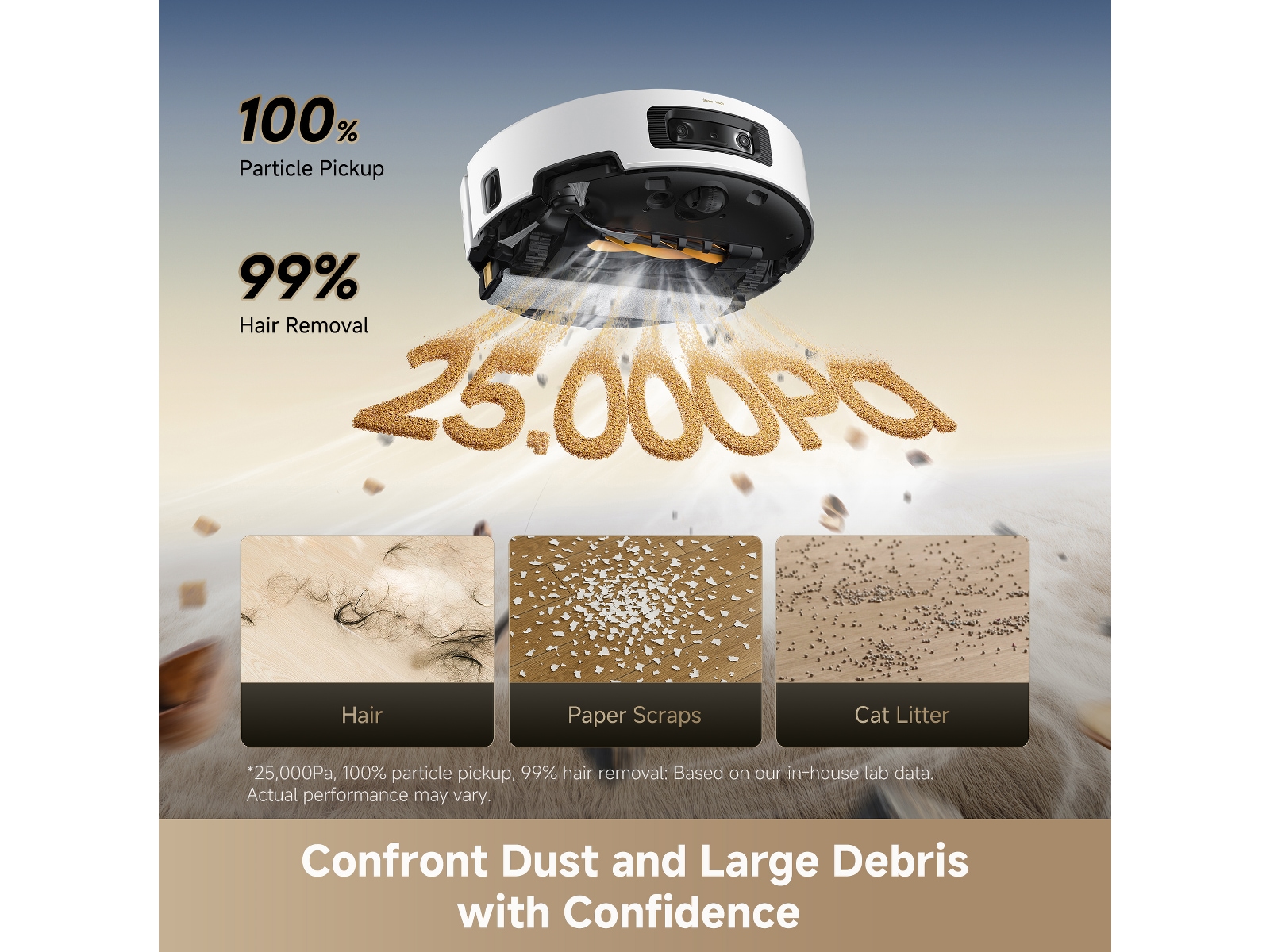 Dreame Aqua10 Ultra Track Complete Robotstøvsuger (hvid) Robotstøvsugere