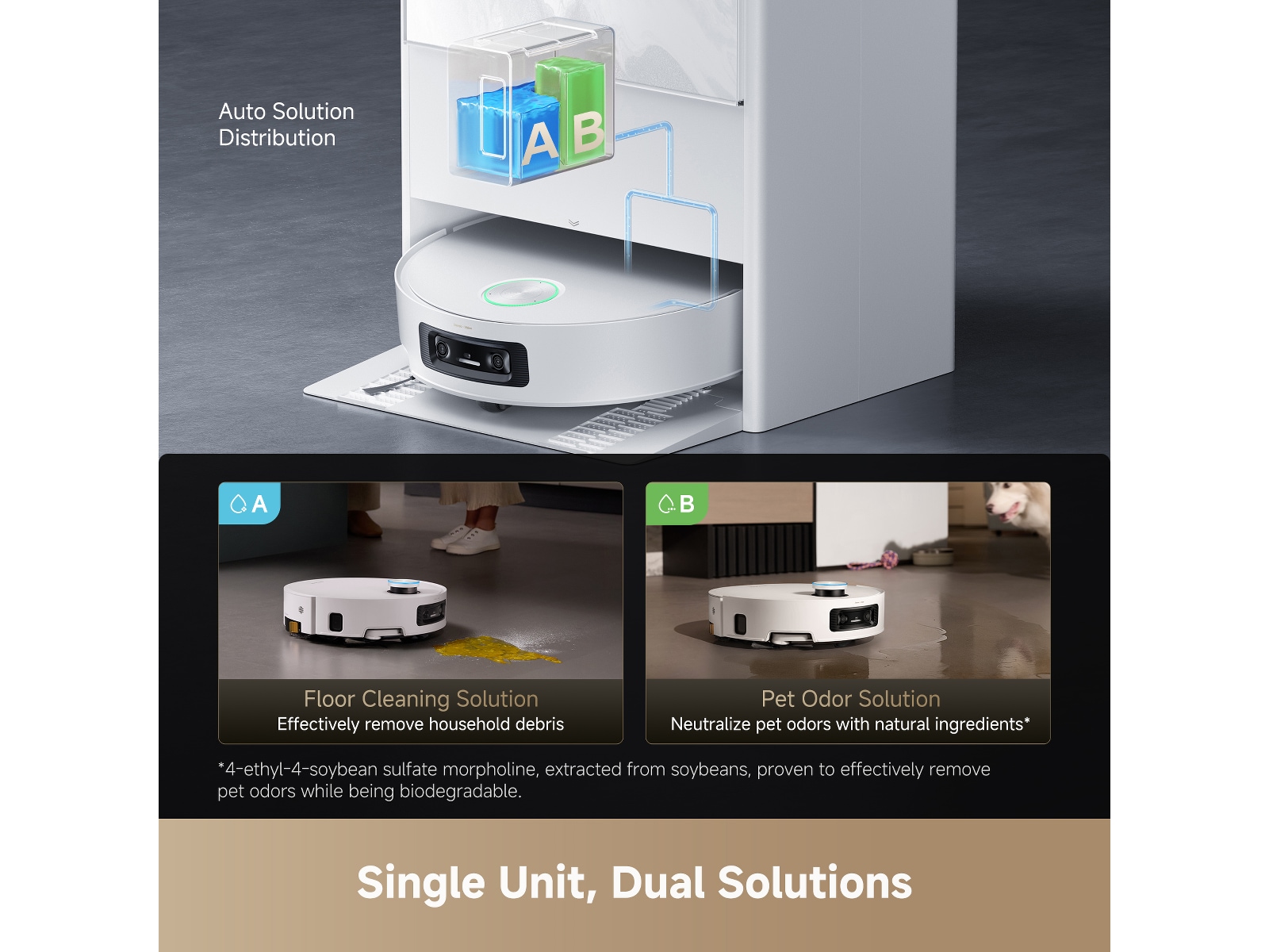 Dreame Aqua10 Ultra Track Complete Robotstøvsuger (hvid) Robotstøvsugere