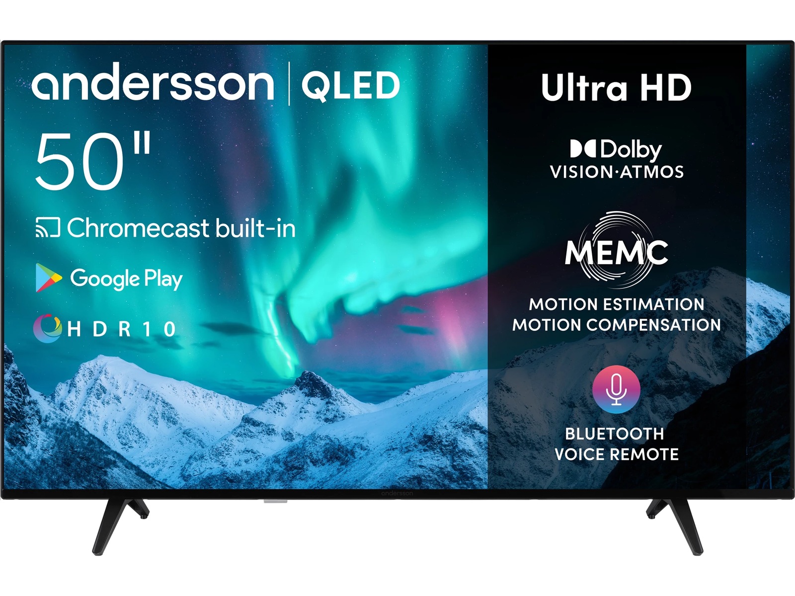 Andersson 50" 4K QLED-TV QLED5050UHD 50 - 59 tommer TV
