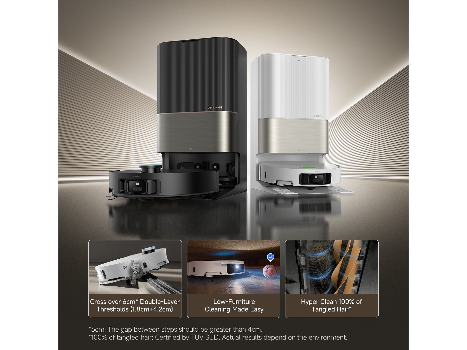 Dreame X50 Ultra Robotstøvsuger (hvidt) Robotstøvsugere