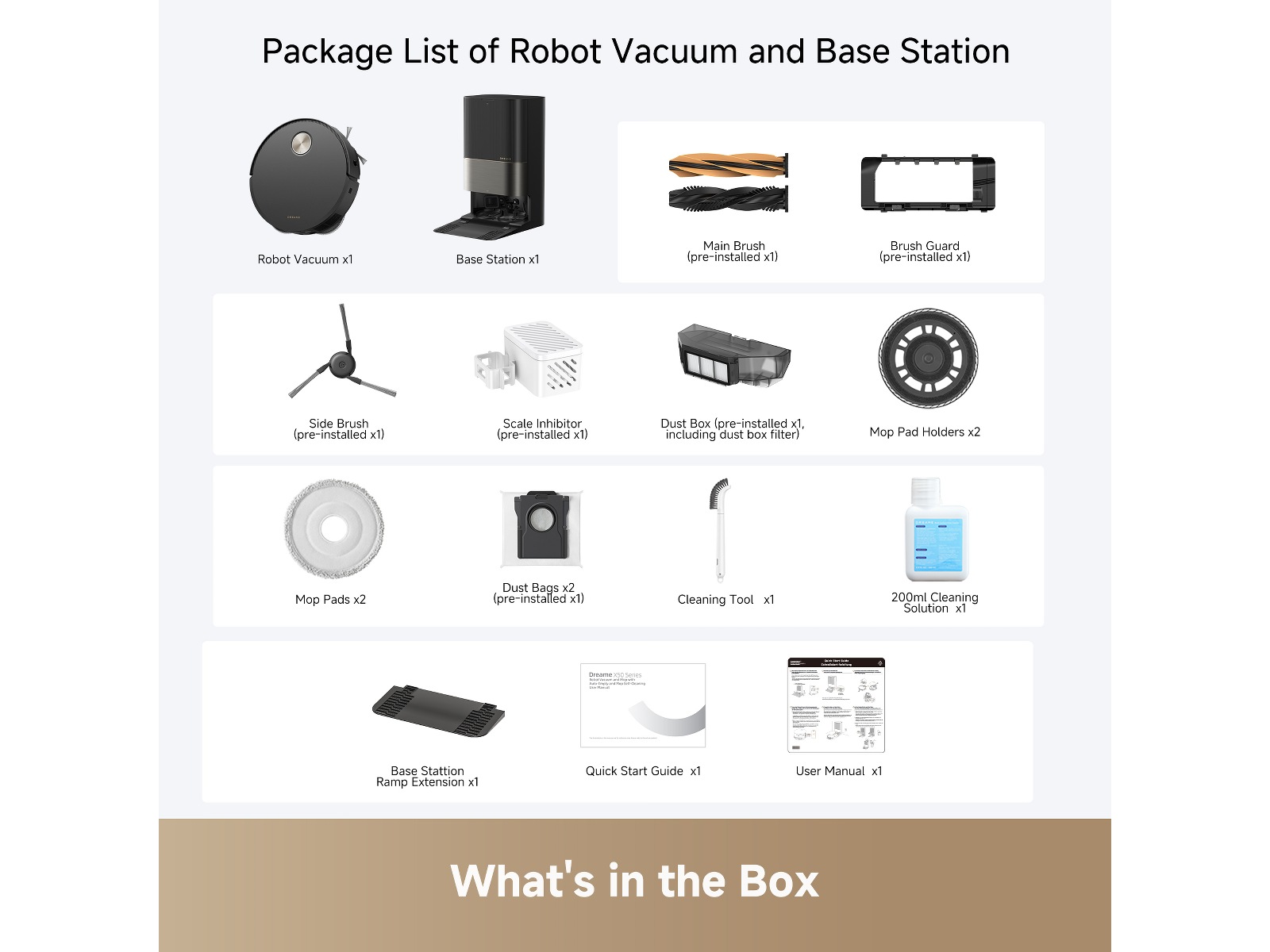 Dreame X50 Ultra Robotstøvsuger (sort) Robotstøvsugere