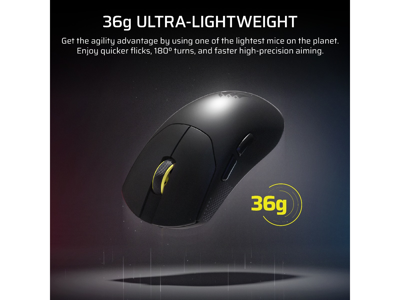 Corsair Sabre v2 Pro Ultralight Trådløs Gaming Mus (sort) Gamingmus