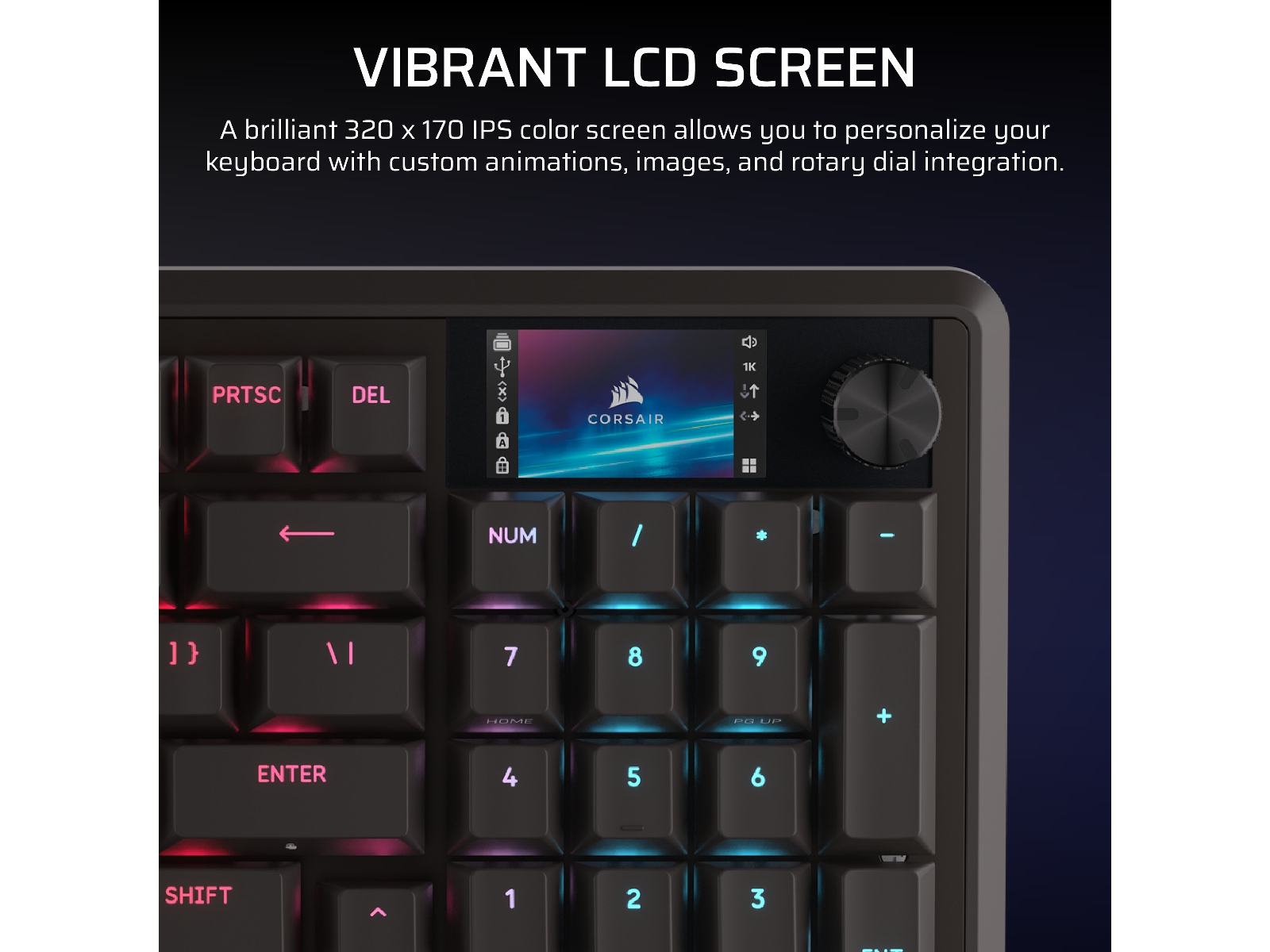 Corsair Vanguard PRO 96 RGB Gamingtastatur (sort) Gamingkeyboard