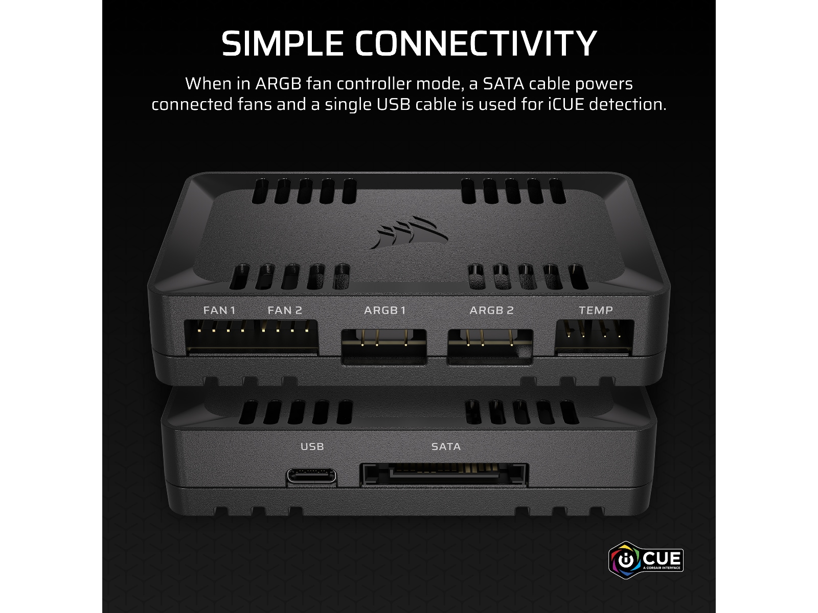 Corsair Commander Duo lys- og blæsercontroller Blæserstyring