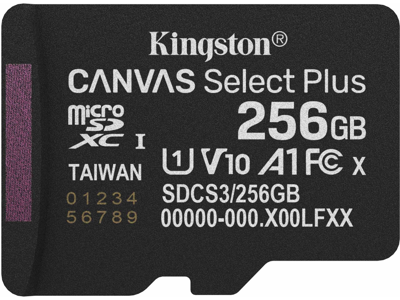 Kingston microSDXC Canvas Select Plus 256GB Flash-hukommelse
