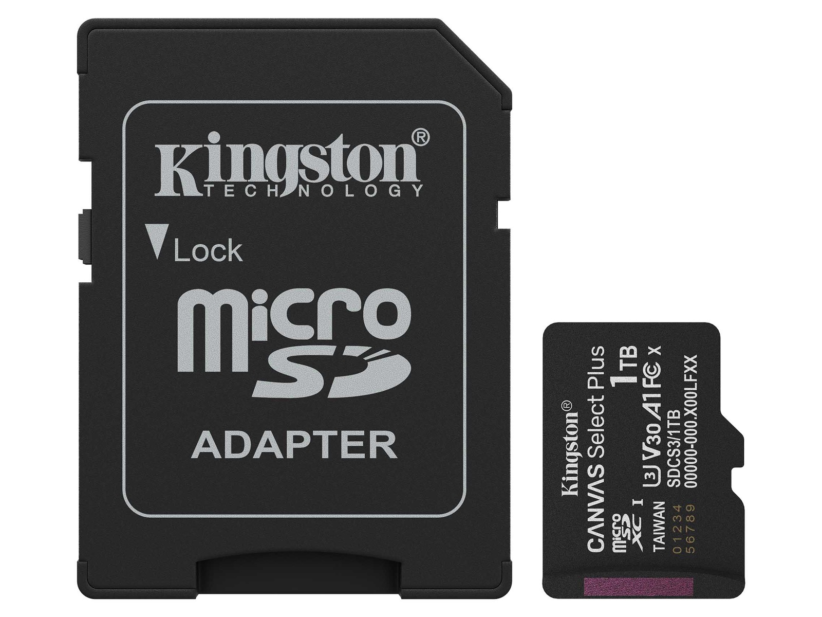 Kingston microSDXC Canvas Select Plus 1TB Flash-hukommelse