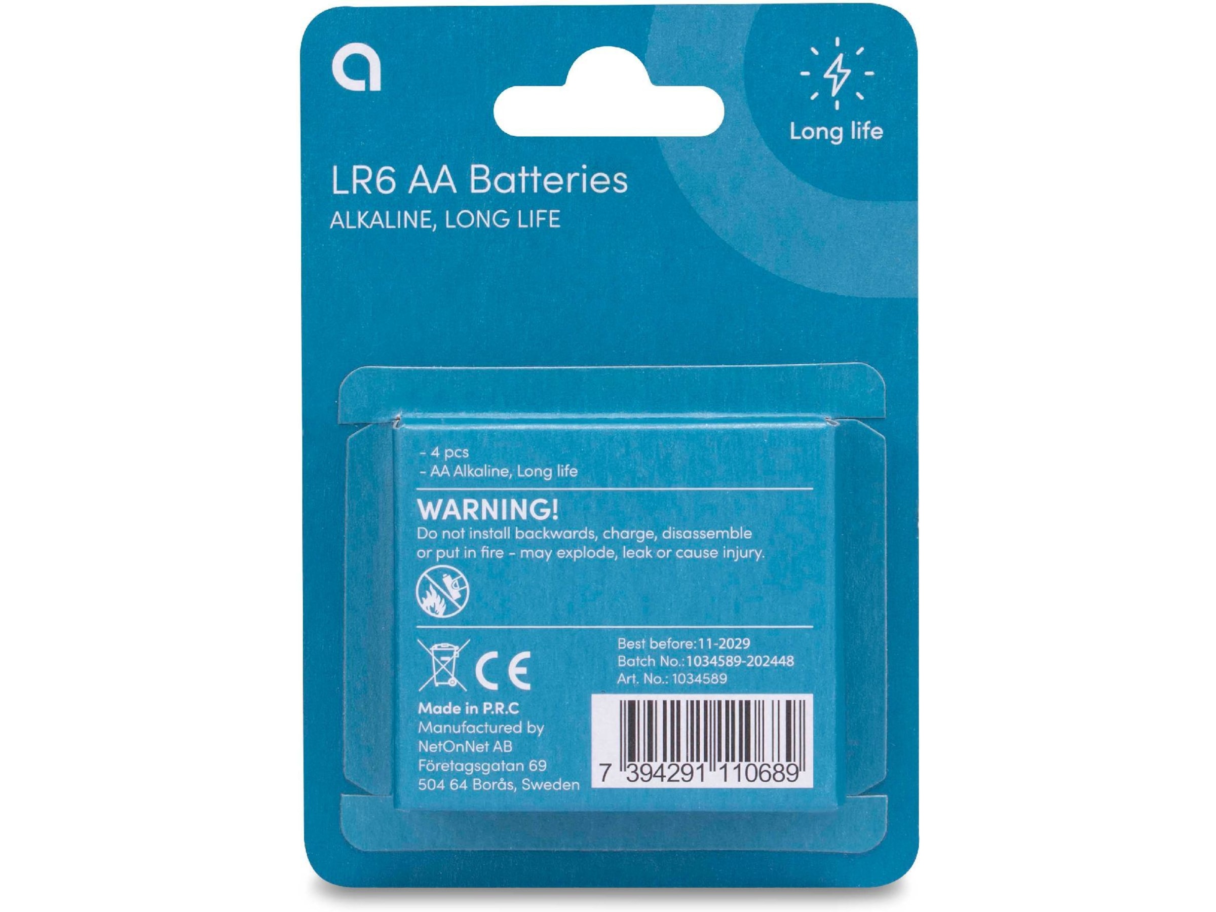 Andersson AA batteri, 4-pk Generelle batterier
