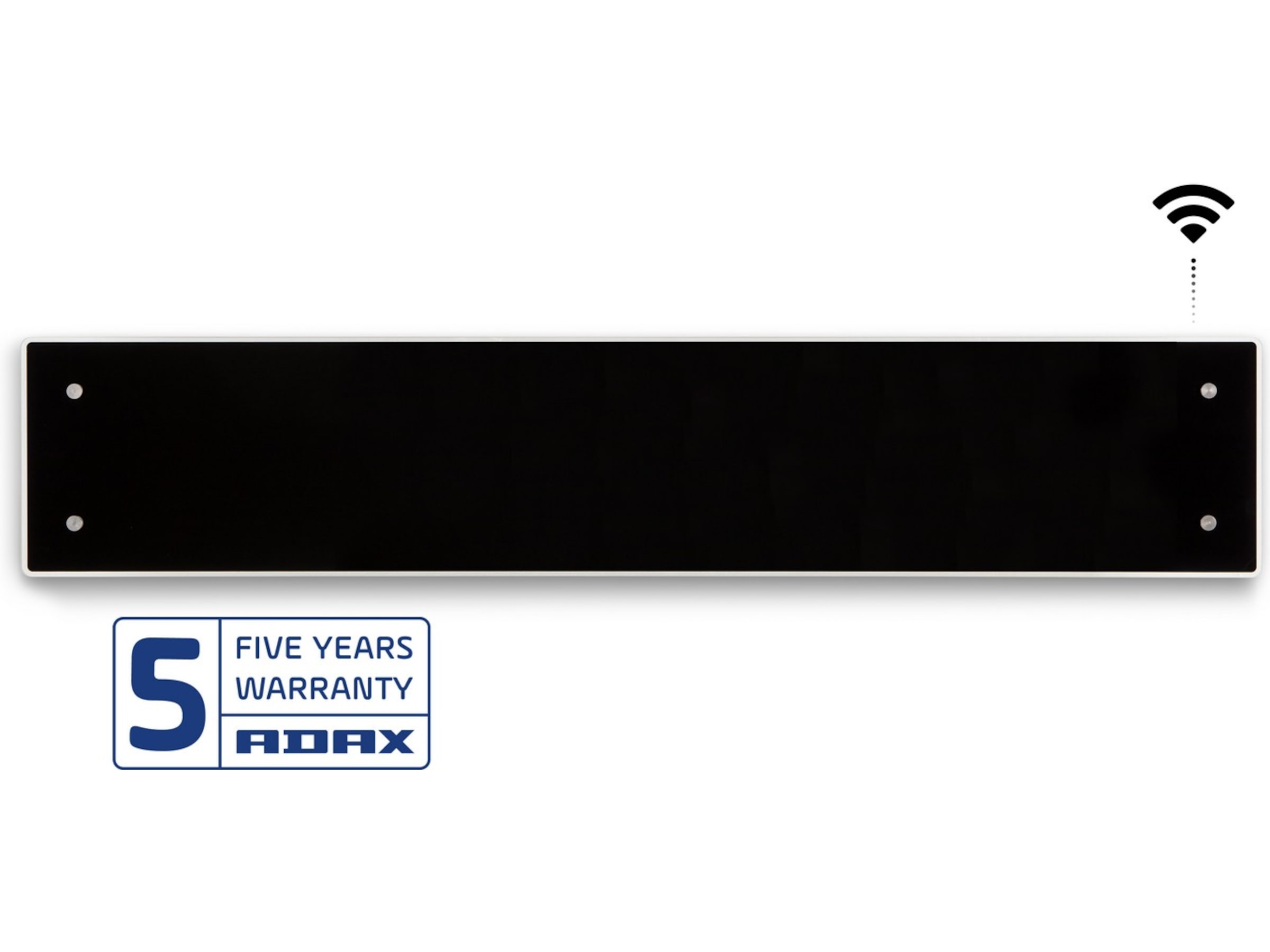 Adax Clea WiFi panelovn glas 800W (sort) Varmepaneler