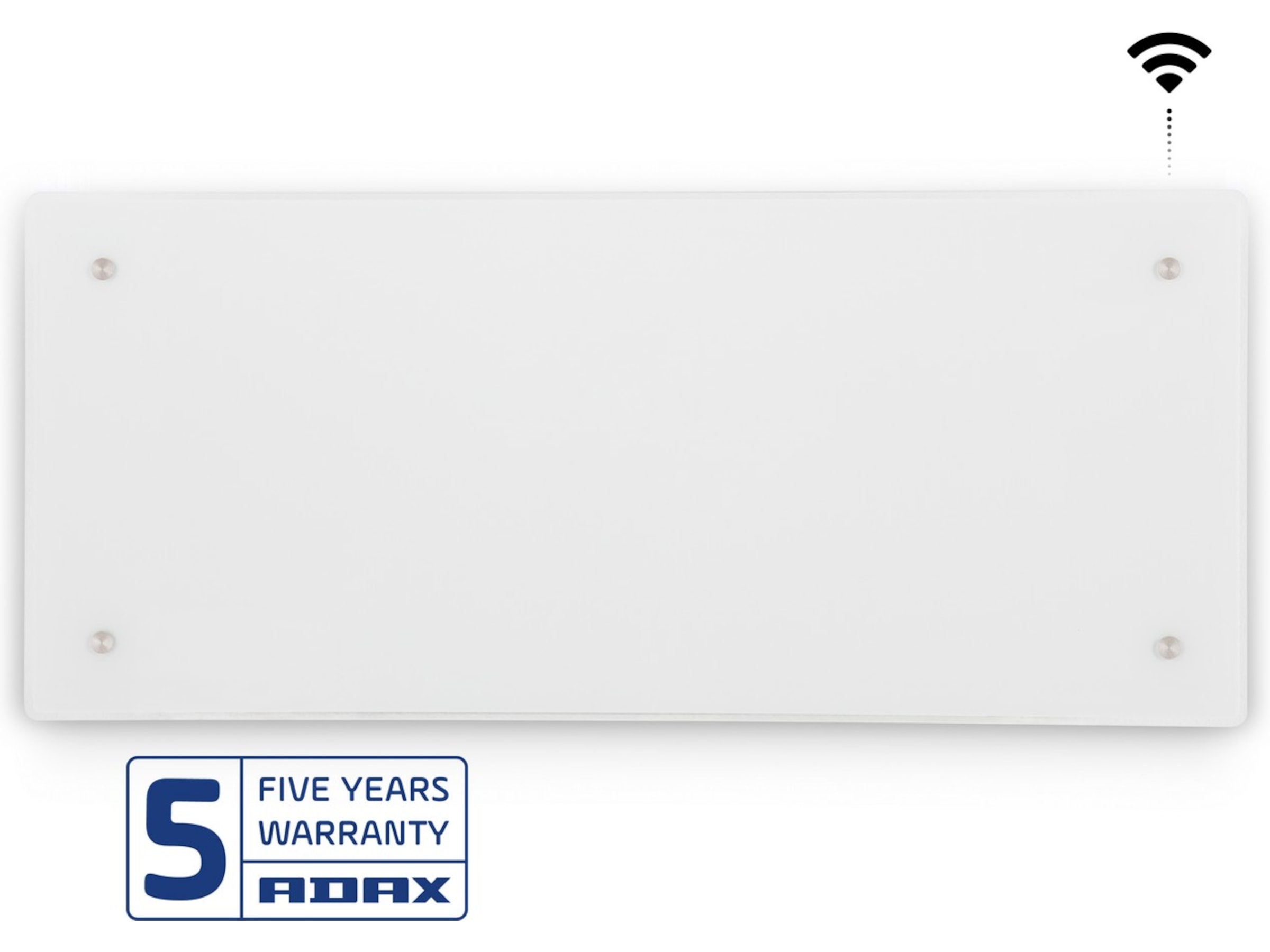 Adax Clea WiFi panelovn glas 1200W (hvid) Varmepaneler