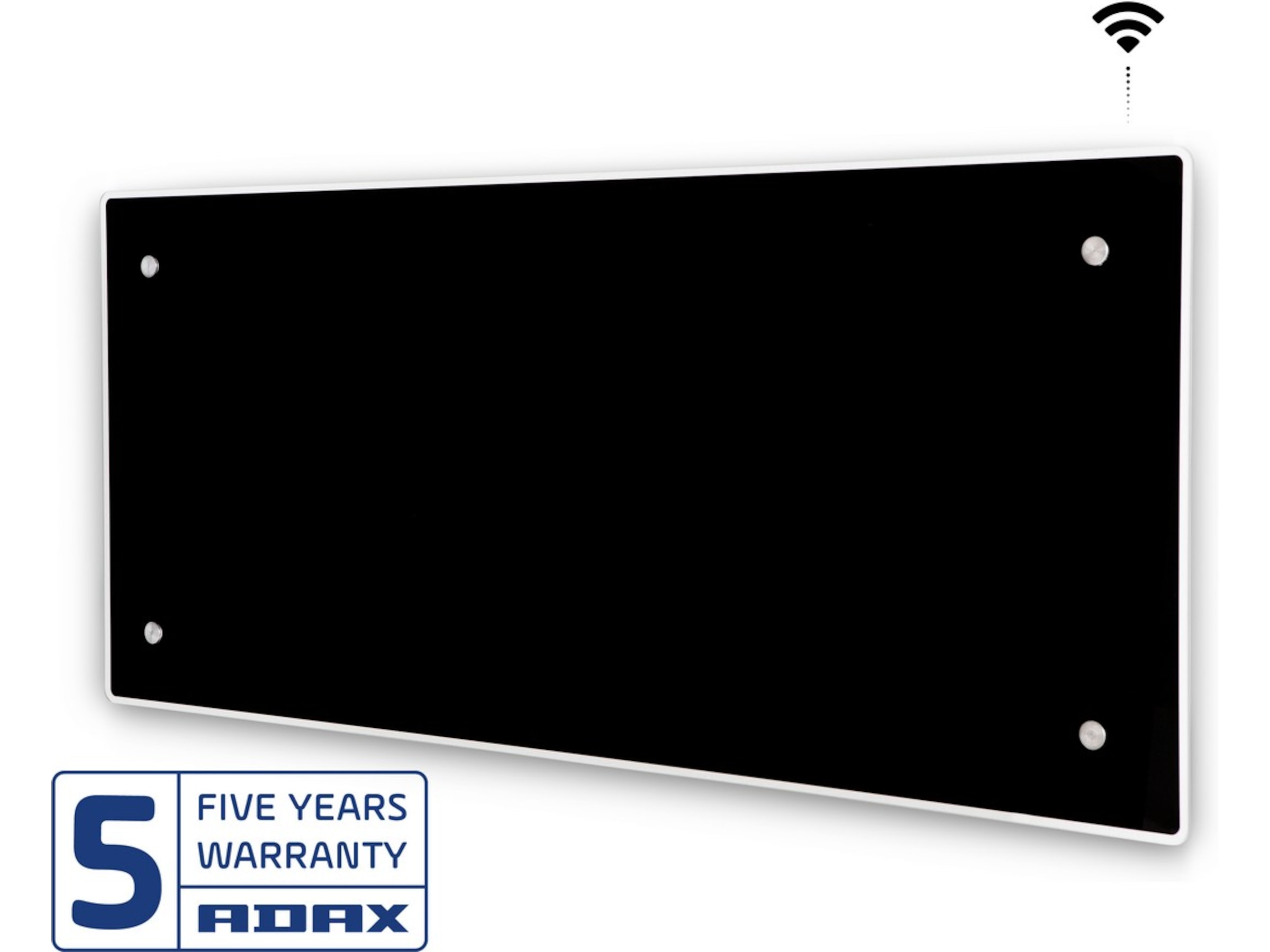 Adax Clea WiFi  panelovn glas 1000W (sort) Varmepaneler