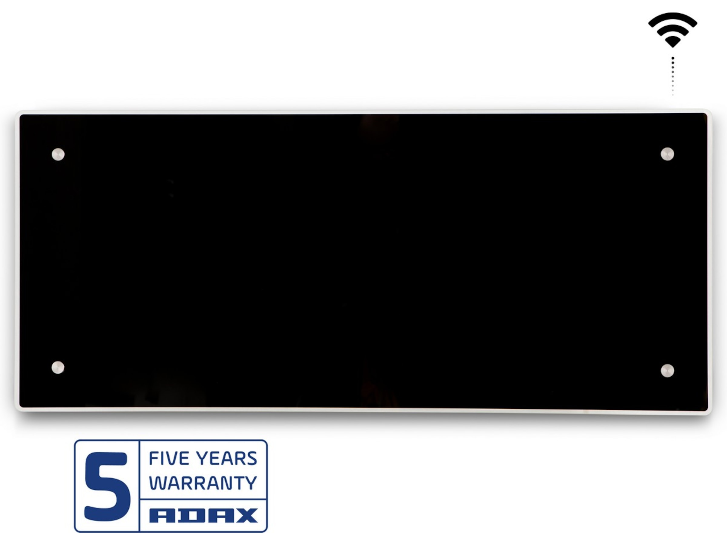 Adax Clea WiFi  panelovn glas 1000W (sort) Varmepaneler