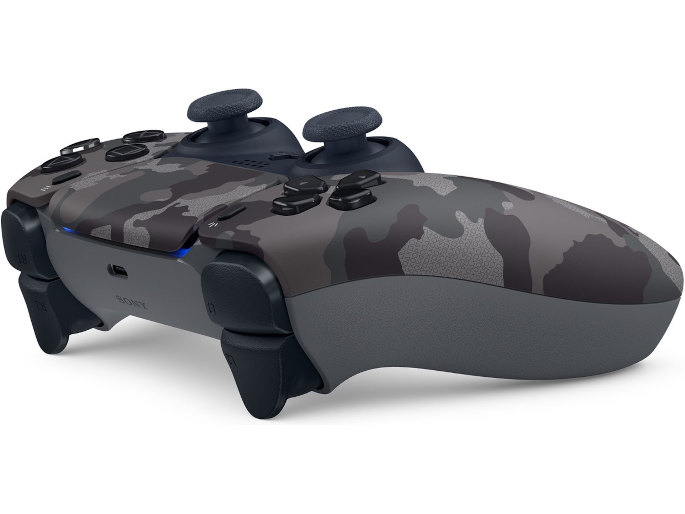 PlayStation 5 DualSense Controller (Grey Camo) Tilbehør til spilkonsoller
