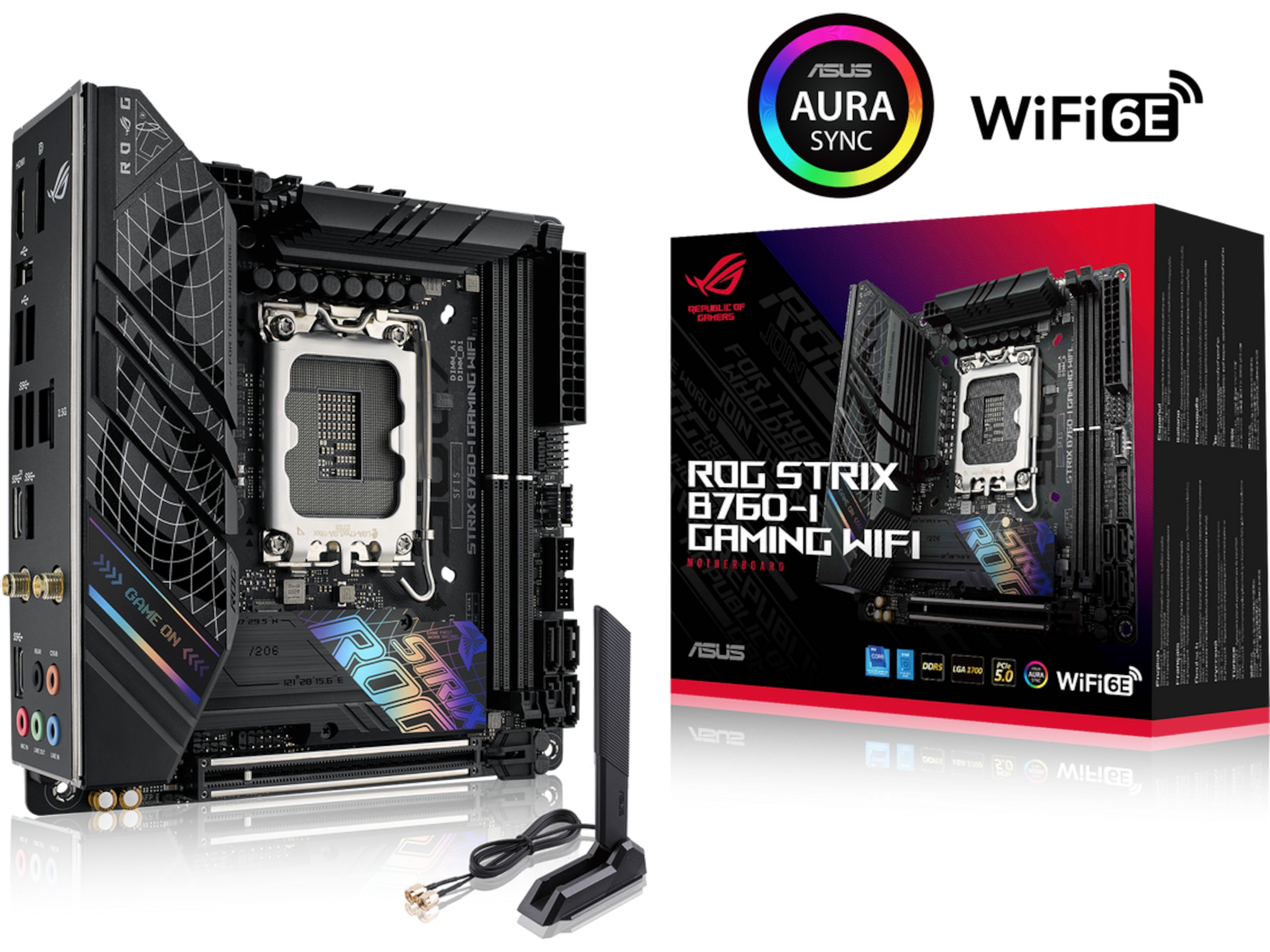 ASUS ROG STRIX B760-I GAMING WIFI Bundkort Intel Socket