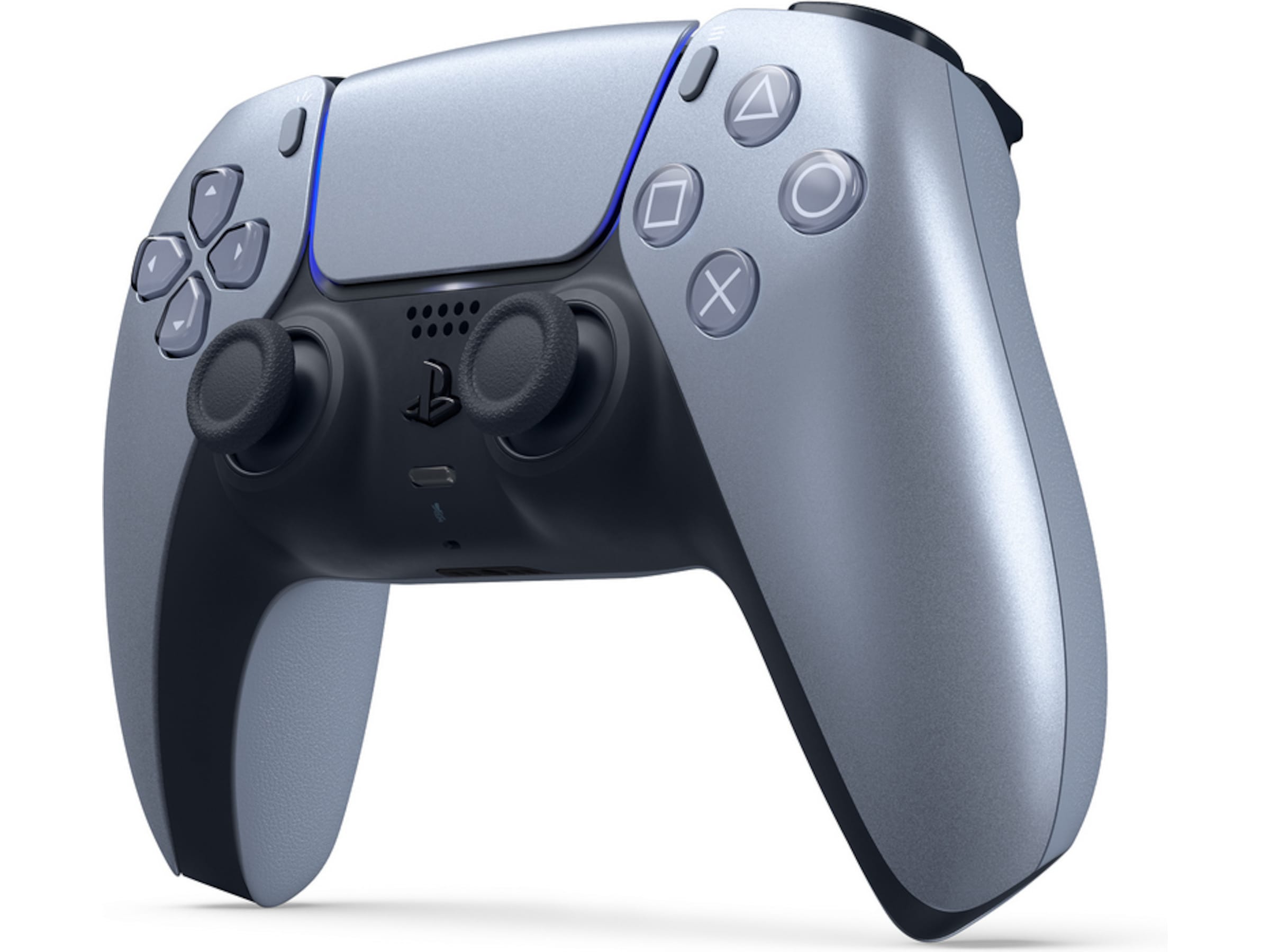 PlayStation 5 DualSense Controller (Sterling Silver) Tilbehør til spilkonsoller