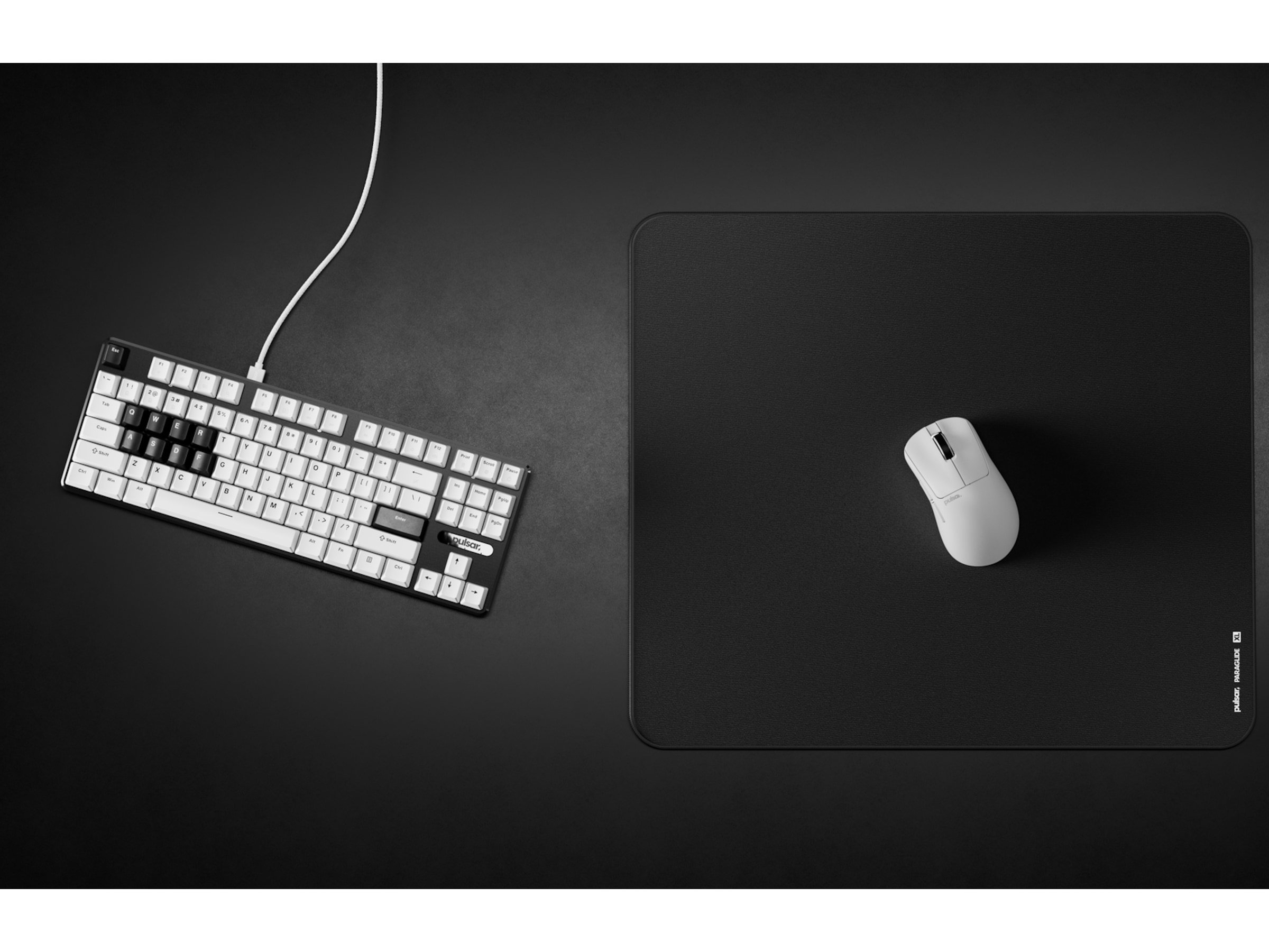 Pulsar ParaGlide Musemåtte XL (sort) Gamingmusemåtte