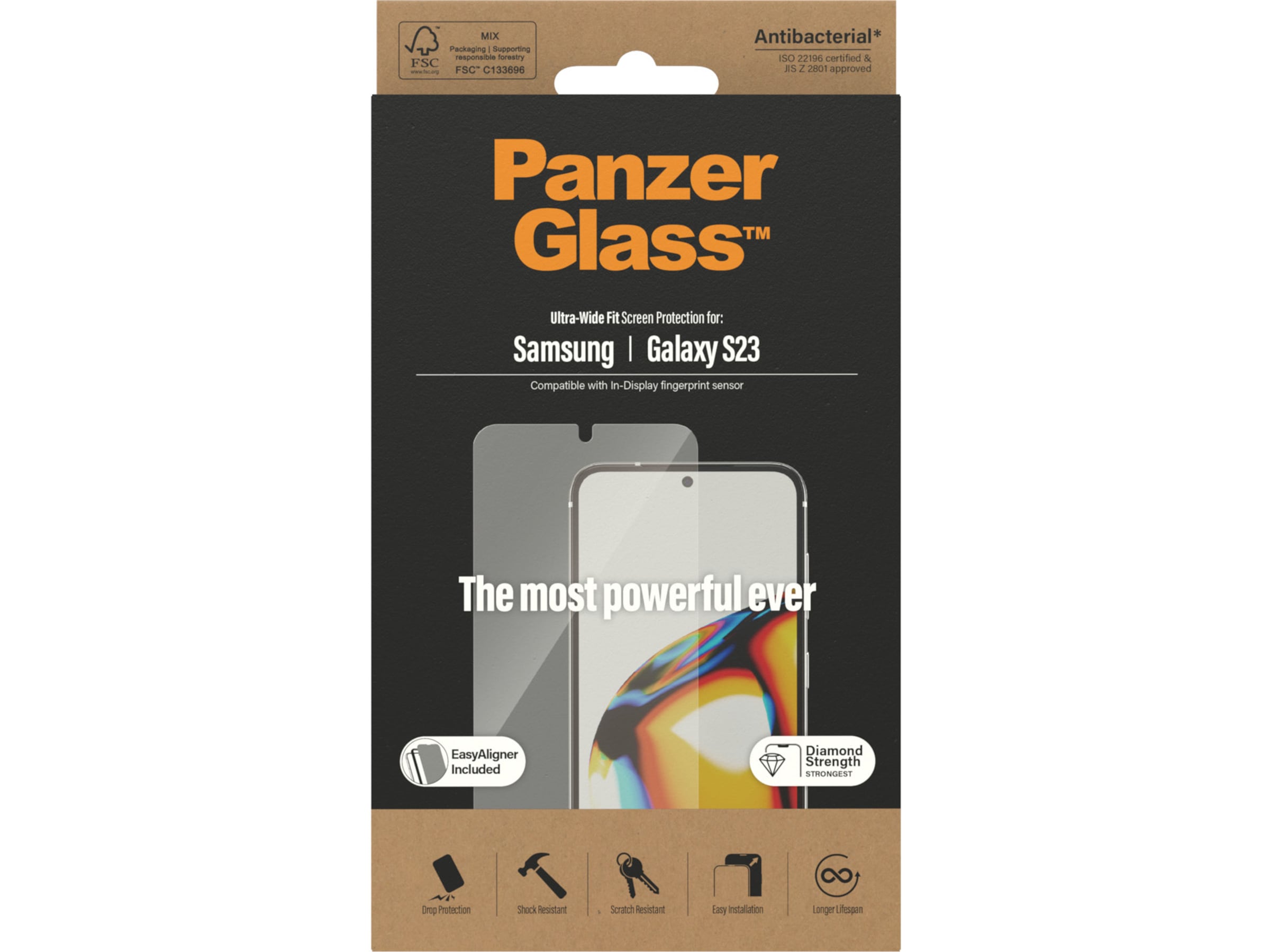 Panzerglass Galaxy S23 Skærmbeskytter Skærmbeskyttelse mobiltelefon