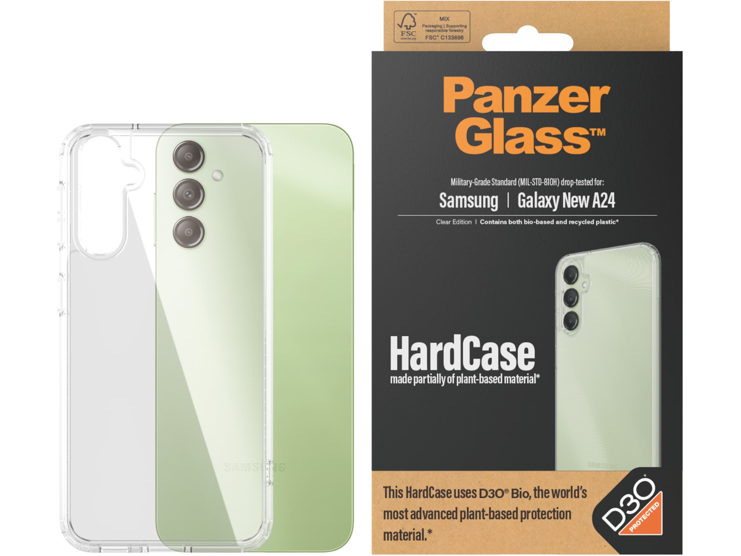 PanzerGlass Galaxy A25 5G D3O HardCase deksel (gennemsigtig) Mobilcover