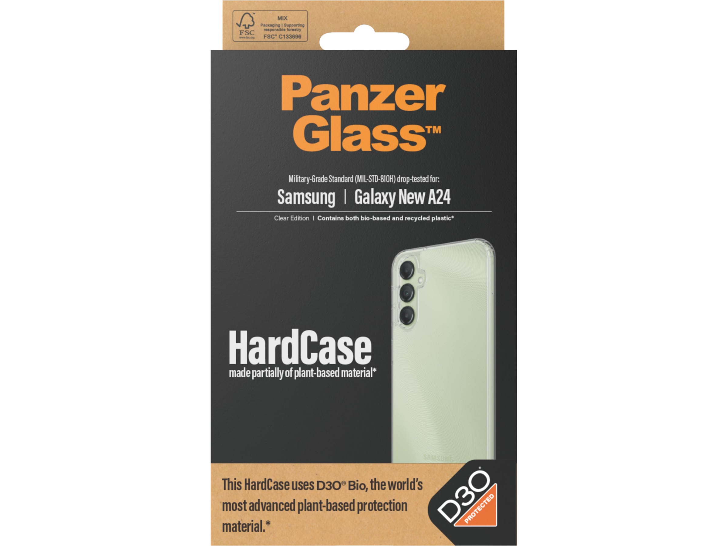 PanzerGlass Galaxy A25 5G D3O HardCase deksel (gennemsigtig) Mobilcover