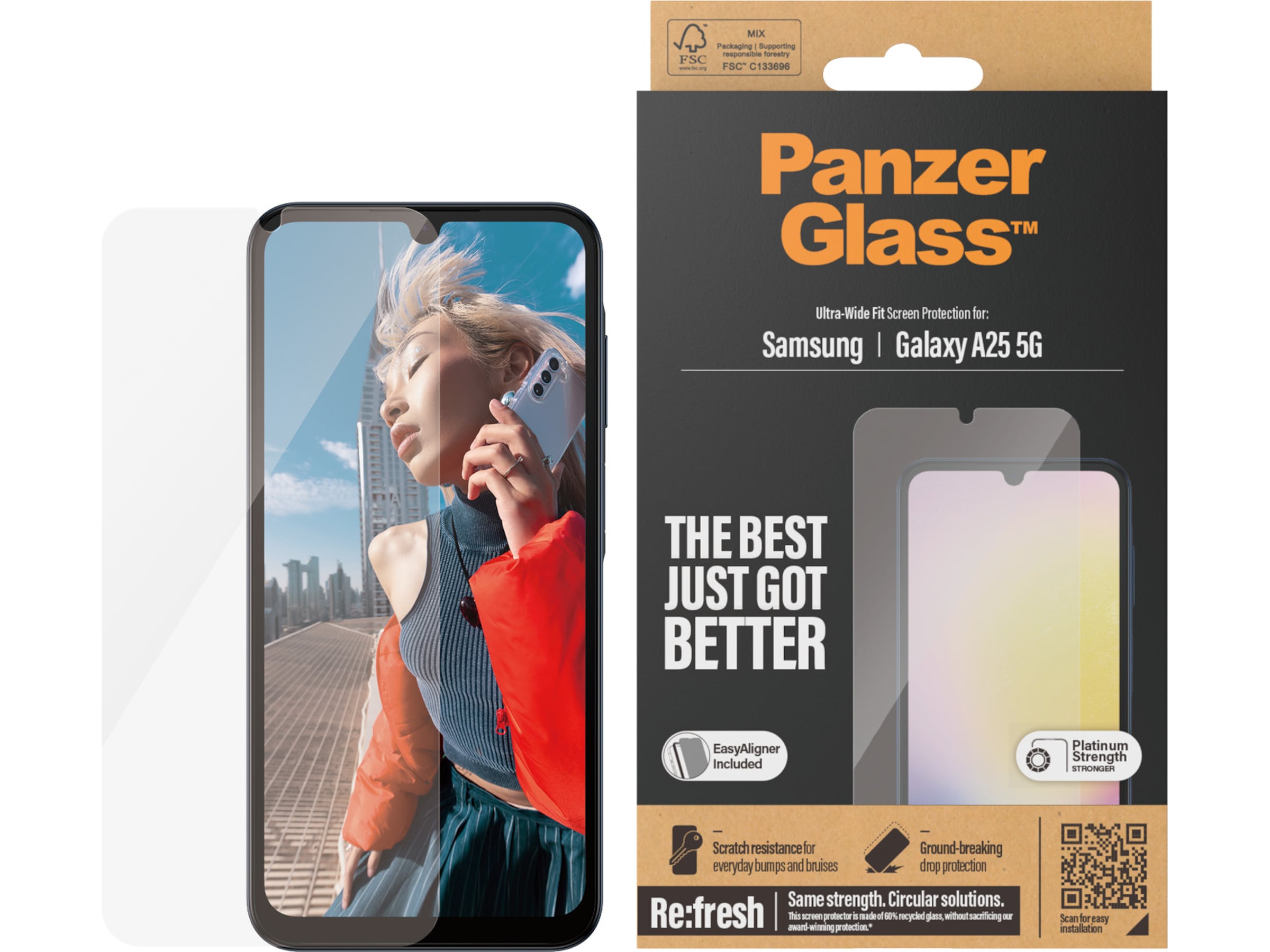 PanzerGlass Galaxy A25 5G Skærmbeskytter Skærmbeskyttelse mobiltelefon