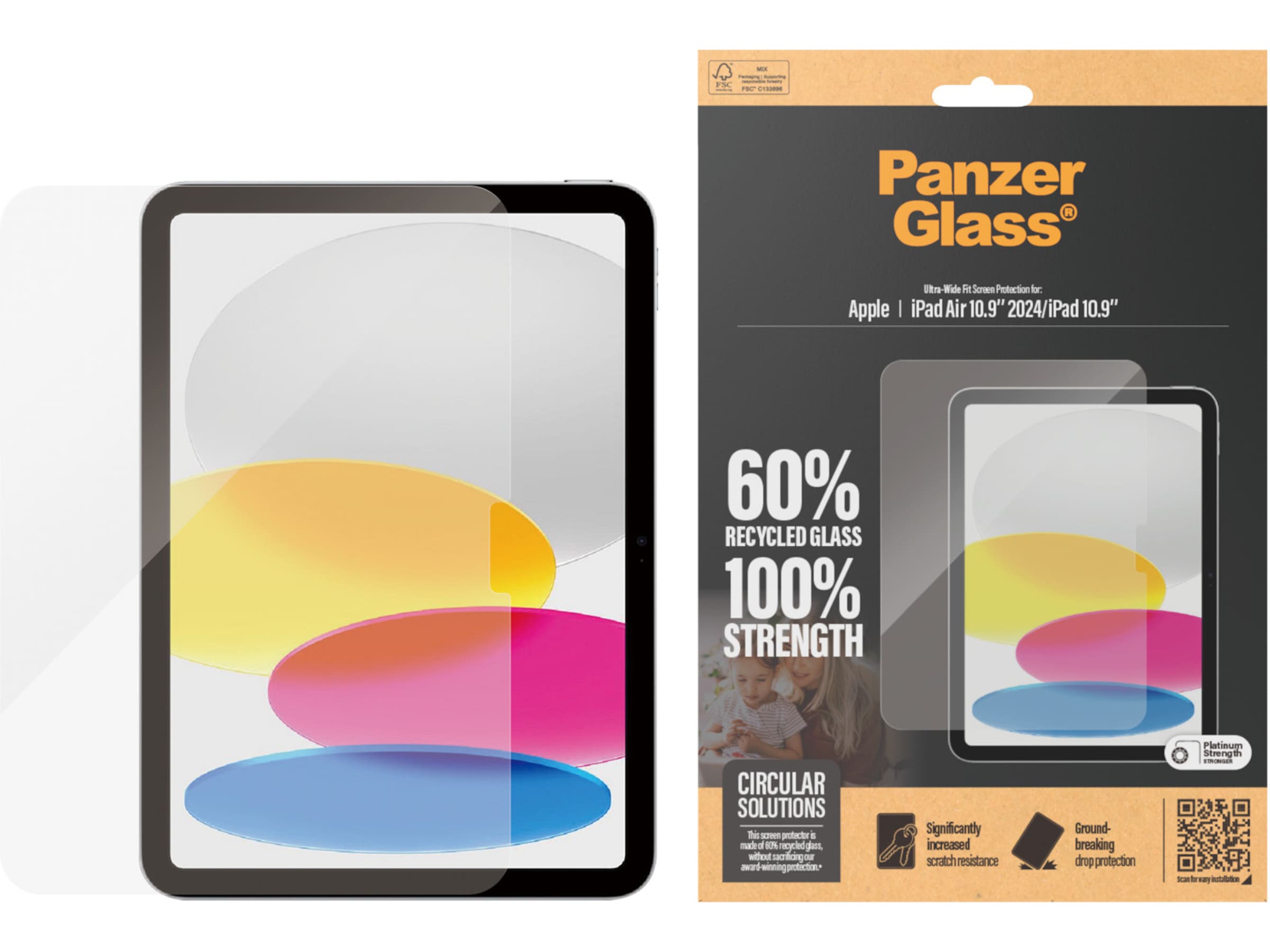 PanzerGlass iPad 11" / 10,9" og Air 11" Skærmbeskytter Skærmbeskyttelse tablet