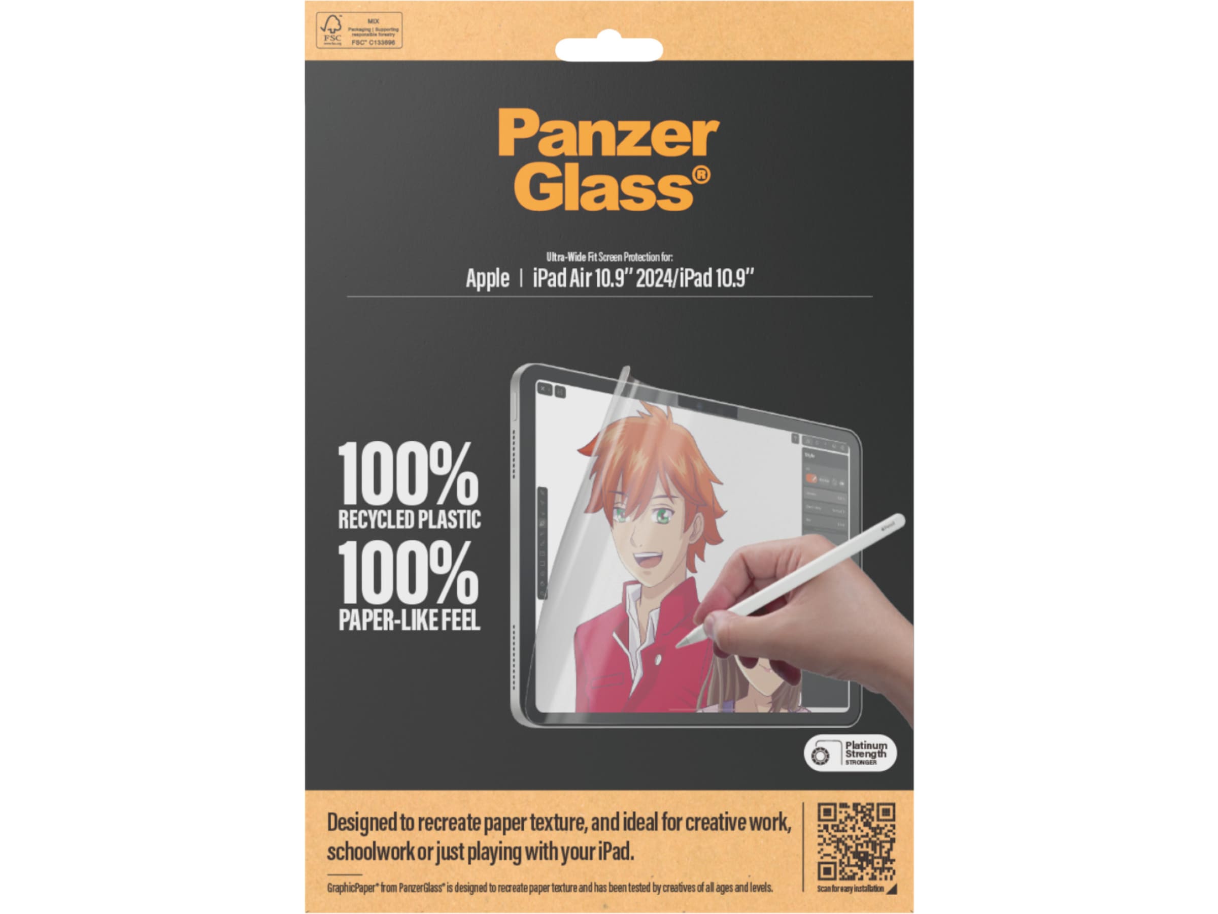 PanzerGlass iPad Air 10,9'' og 11" GraphicPaper Skærmbeskytter Skærmbeskyttelse tablet