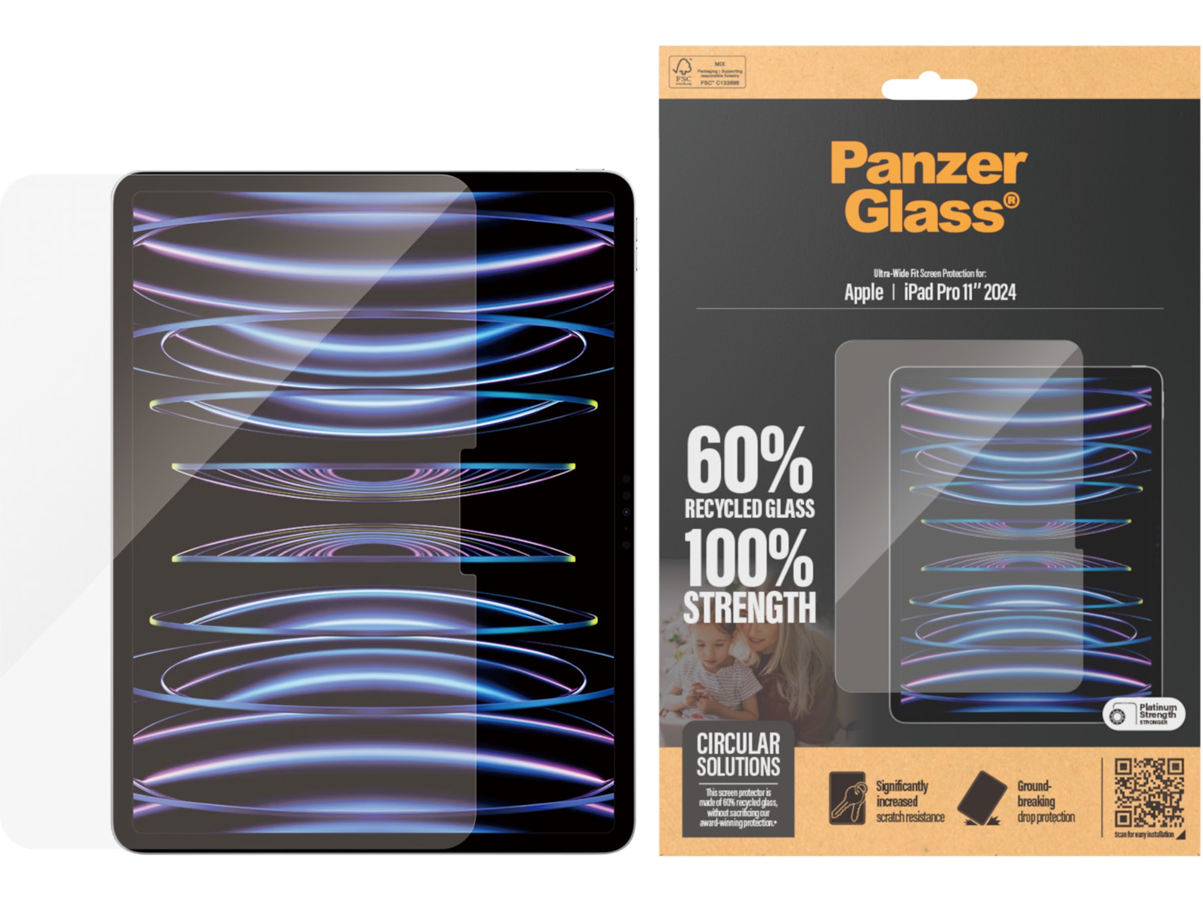 PanzerGlass iPad Pro 11" Skærmbeskytter Skærmbeskyttelse tablet